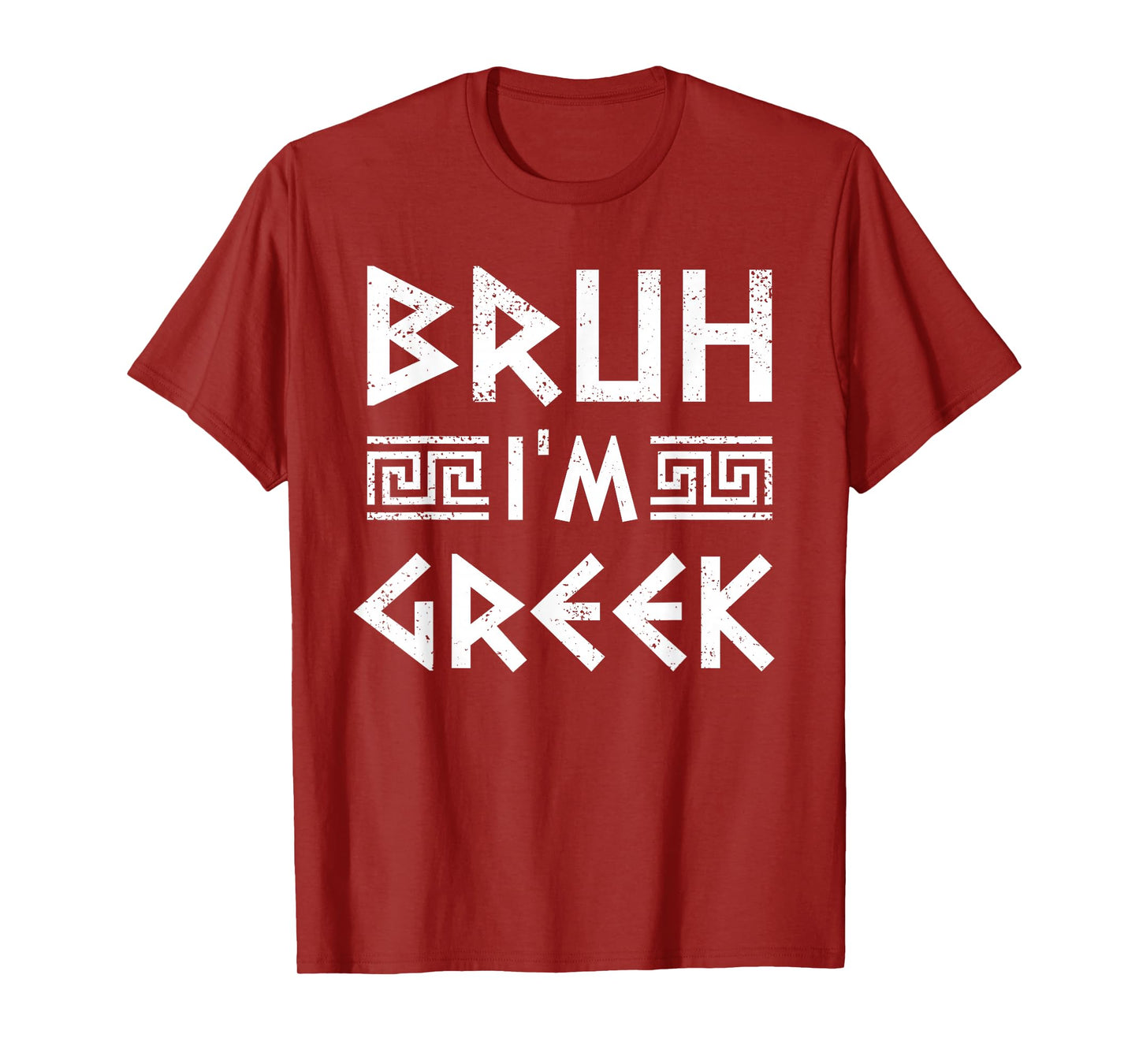 Bruh I'm Greek Funny Ancient Greek Festival Greek Boys T-Shirt