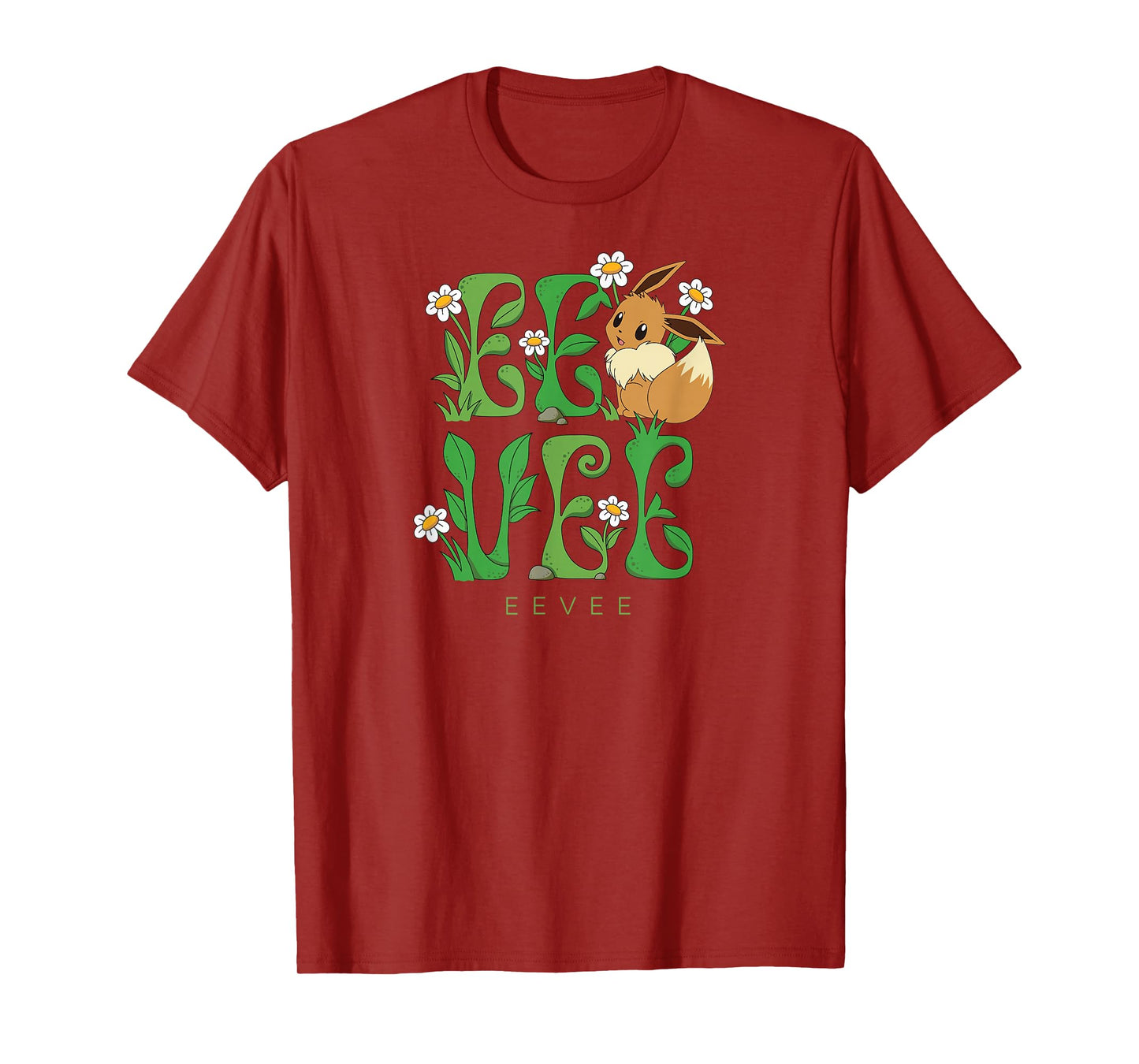 Pokémon - Eevee Floral First Generation Normal Type T-Shirt