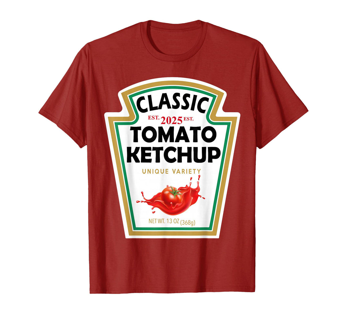 Red Ketchup DIY Halloween Costume Matching Group Ketchup T-Shirt