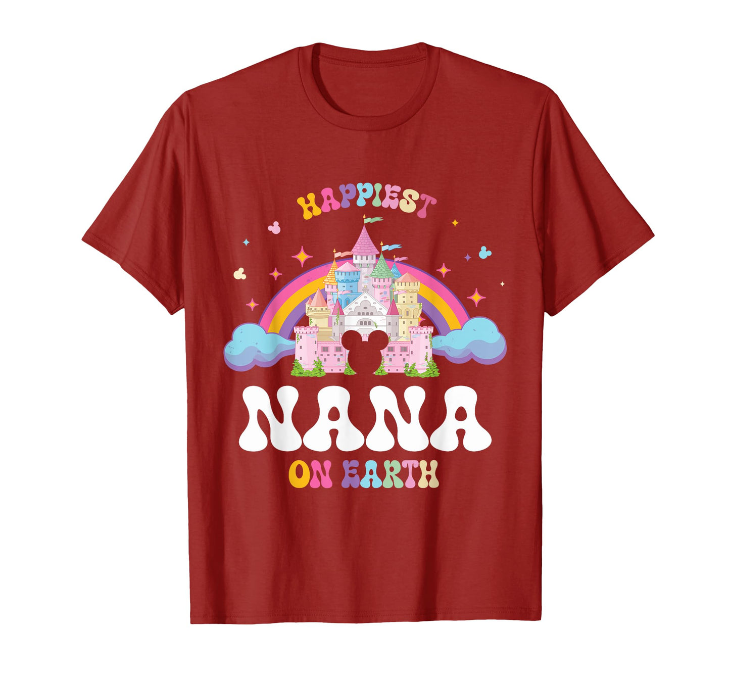 Happy Mothers Grandma Son Daughter Happiest Nana On Earth T-Shirt