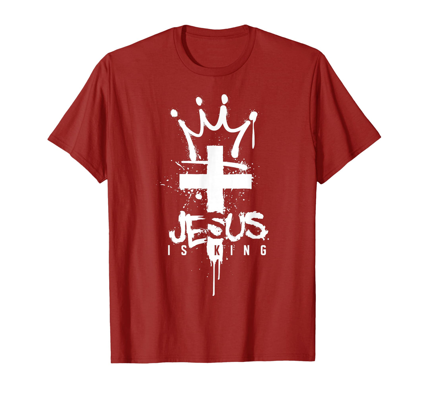 Jesus is King Bible Verse Christian God Religious T-Shirt