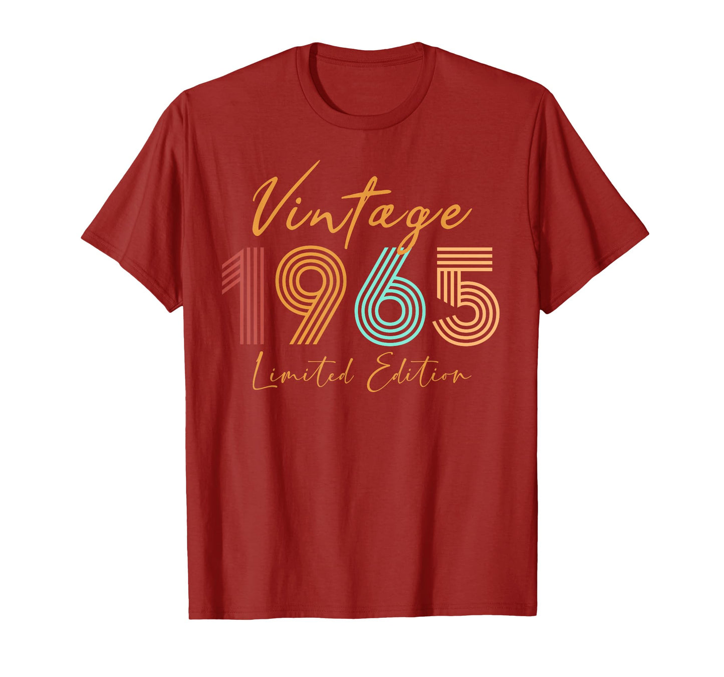 Vintage 1965 Limited Edition 60 Year Old Gifts 60th Birthday T-Shirt