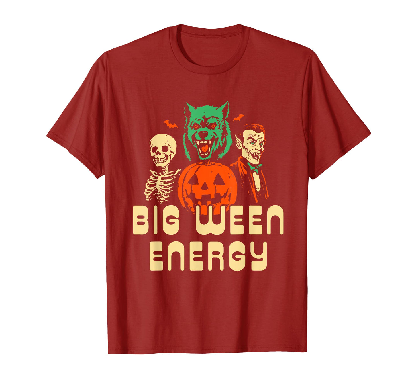 Funny Halloween Big Ween Energy Unisex for Men, Women T-Shirt