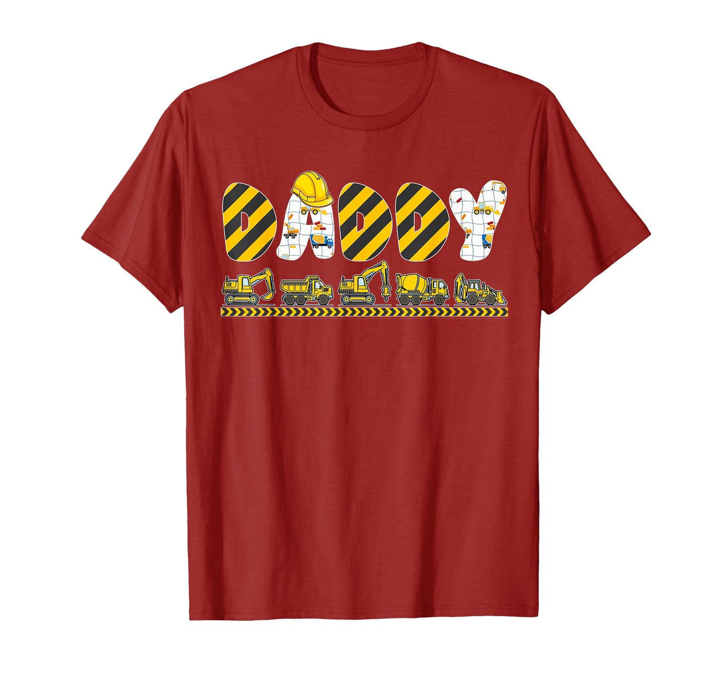 Mom Dad Construction Birthday Daddy Excavator Digger Tractor T-Shirt