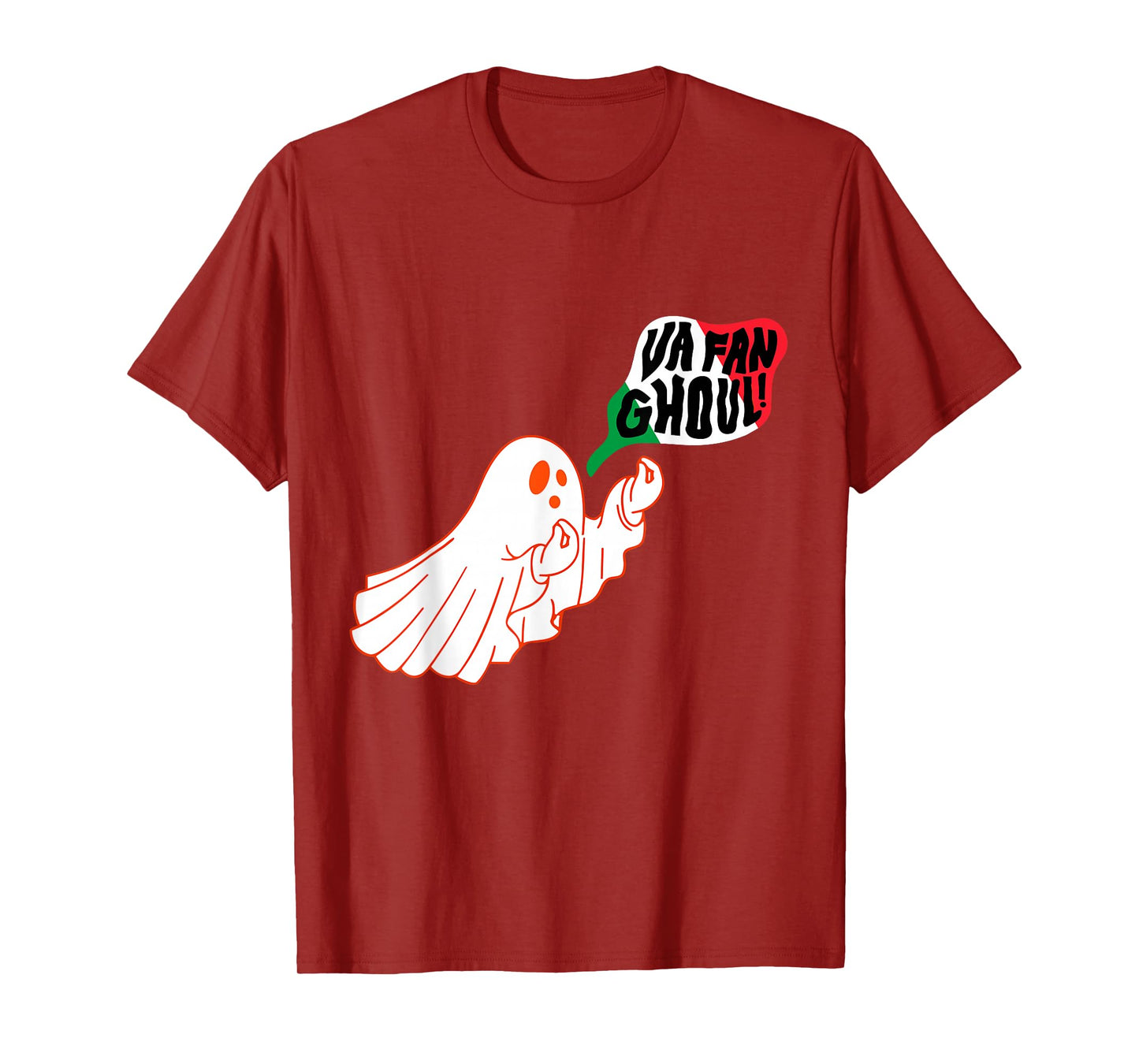 Va Fan Ghoul Italian Halloween Ghost T-Shirt