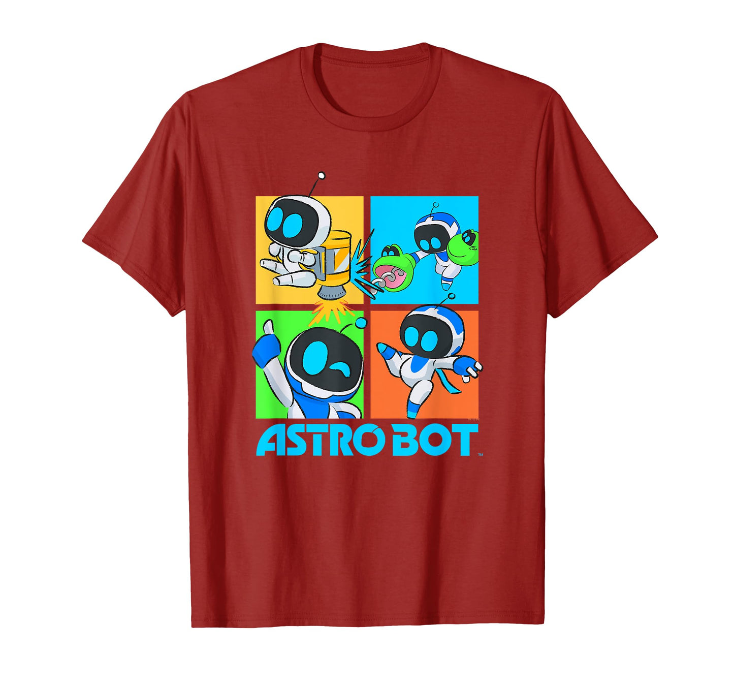 Astro Bot Rescue Mission Fighting Pose Video Game T-Shirt