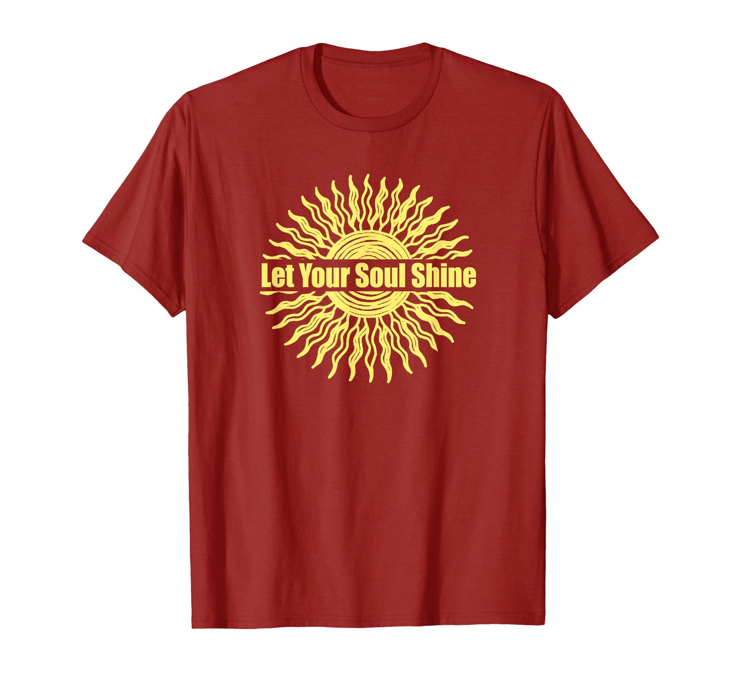 Tribal Art Let Your Soul Shine Inspirational Motivational T-Shirt