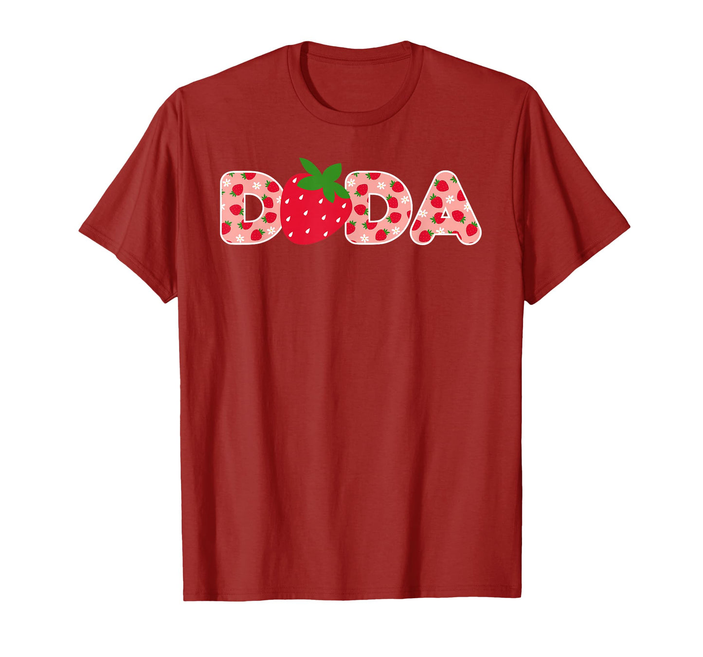 Dada Strawberry First Birthday Family Funny Strawberry T-Shirt