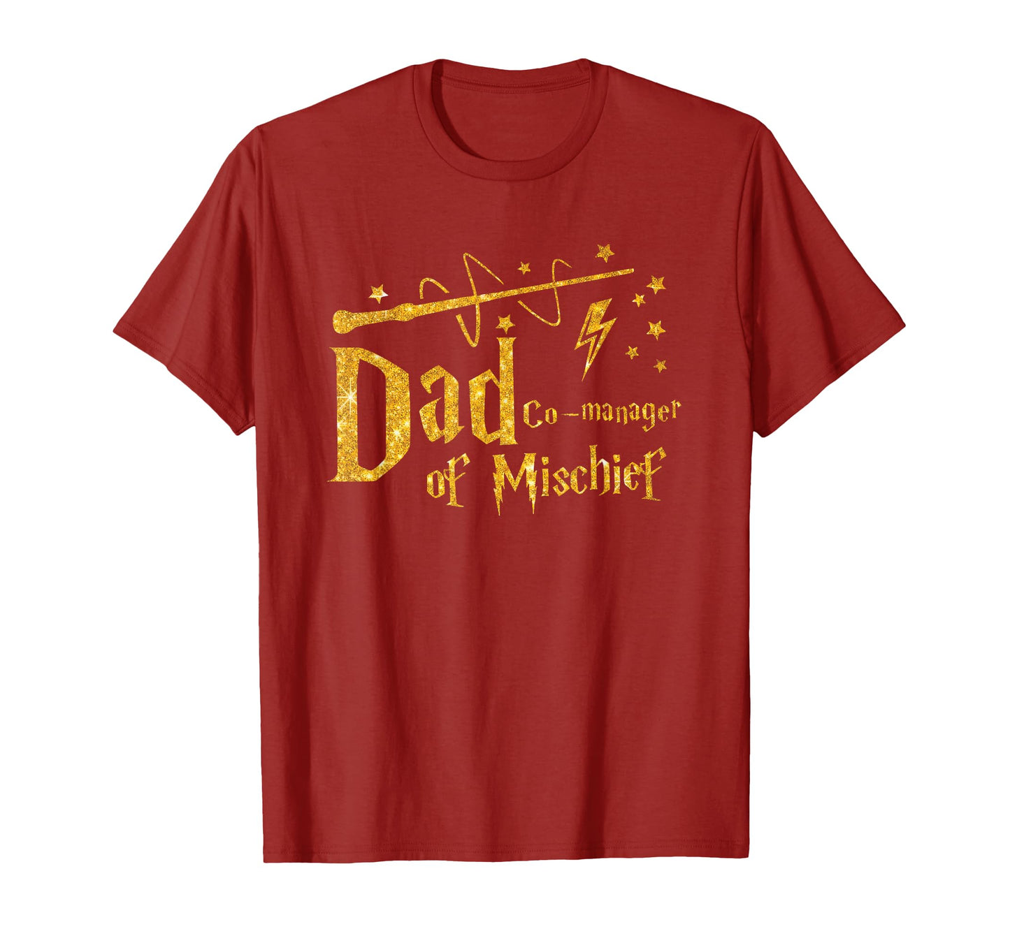 Magical Dad Manager of Mischief Birthday Family Matching T-Shirt
