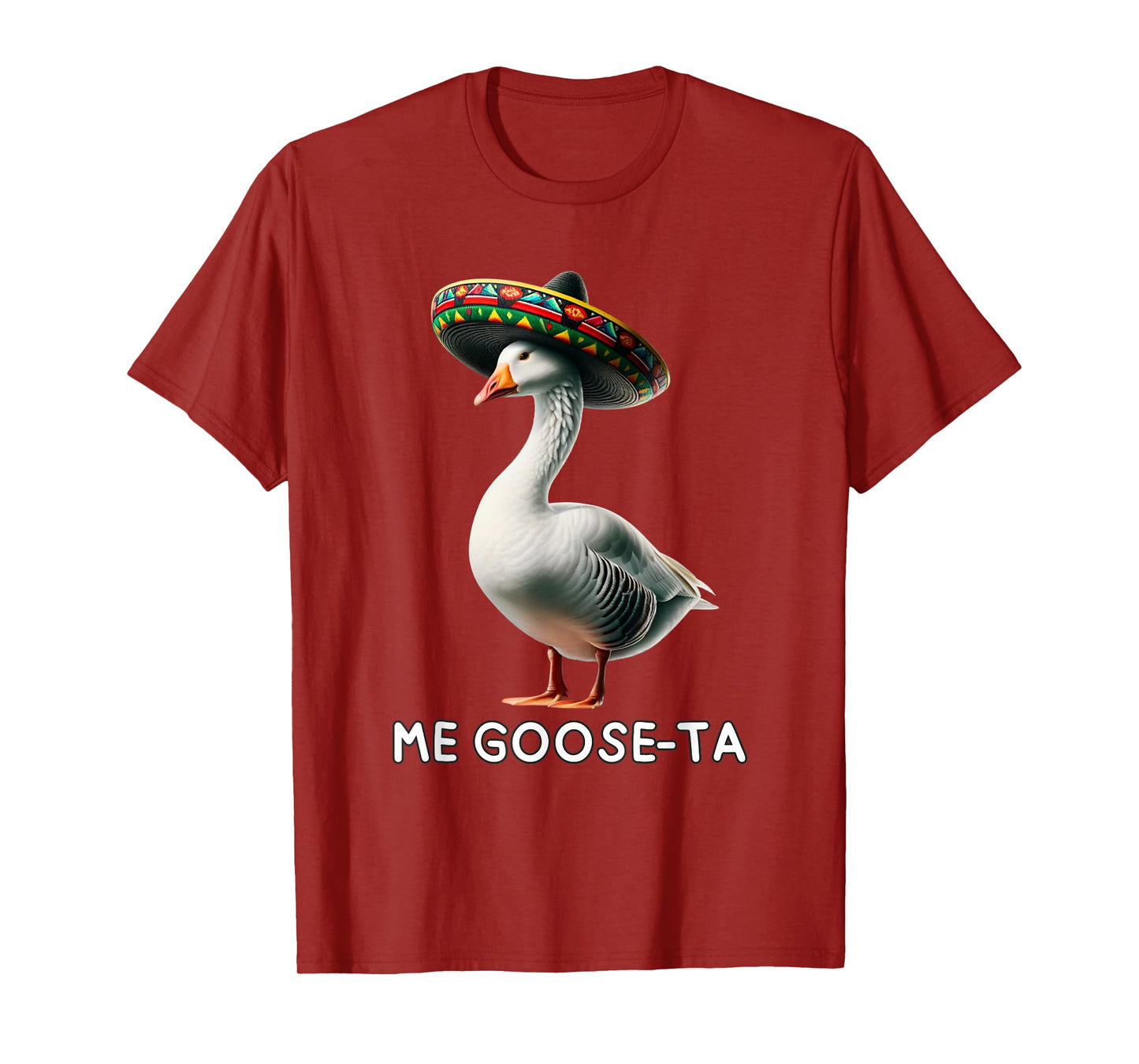 Funny Me Goose Ta Mexican Spanish Goose Geese Pun T-Shirt