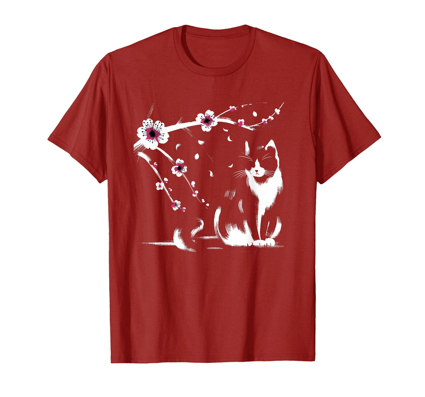 Kawaii Cat Anime Japanese Retro Men Women Kids Funny Cat T-Shirt