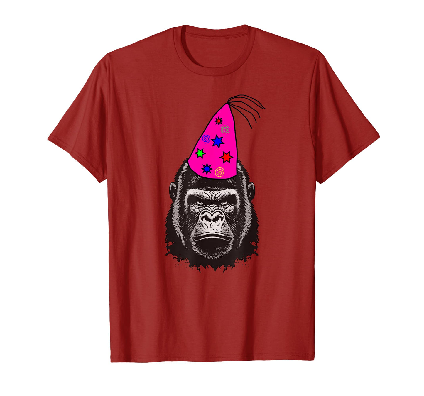 Gorilla Birthday Decorations Birthday Party Hat Design T-Shirt