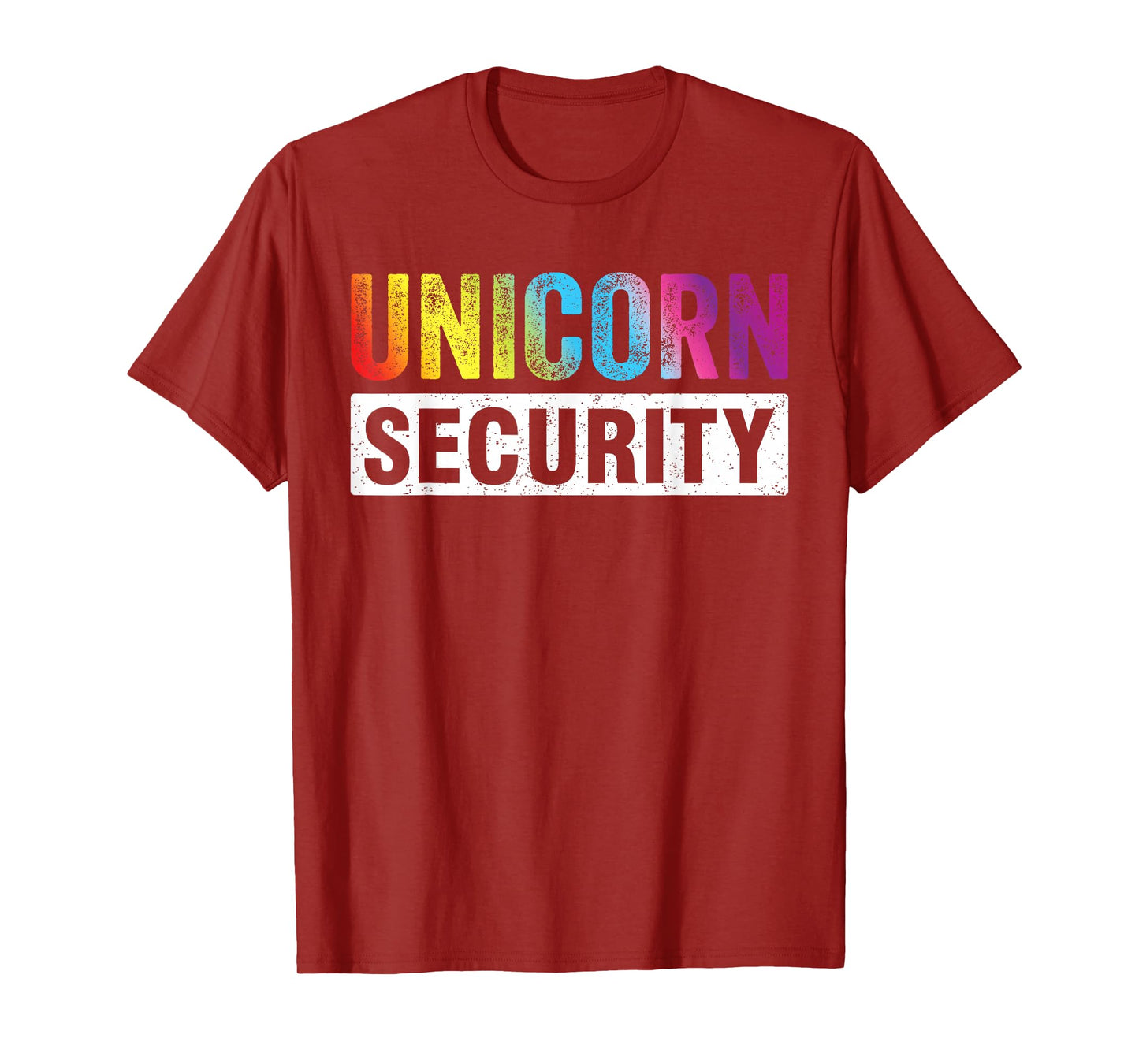 Unicorn Security Funny Halloween Costume T-Shirt