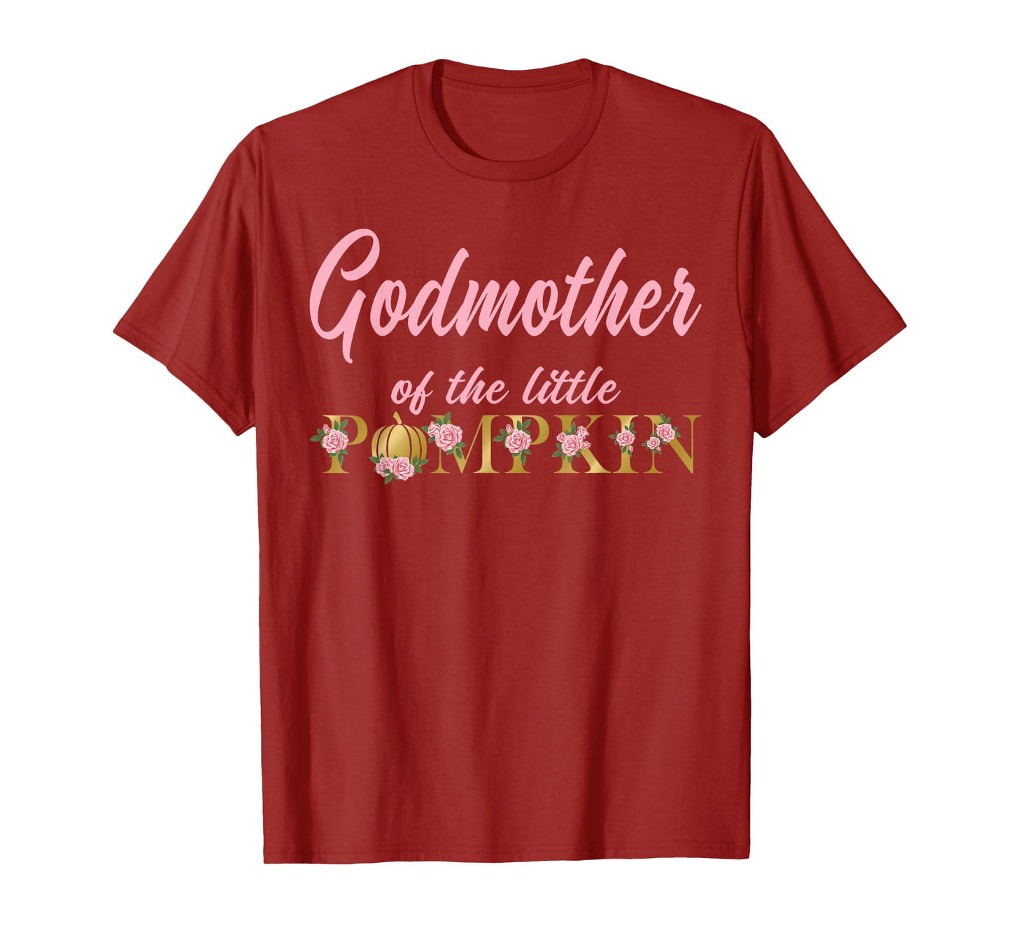 Godmother of Little Pumpkin First Birthday Autumn Pumpkin T-Shirt