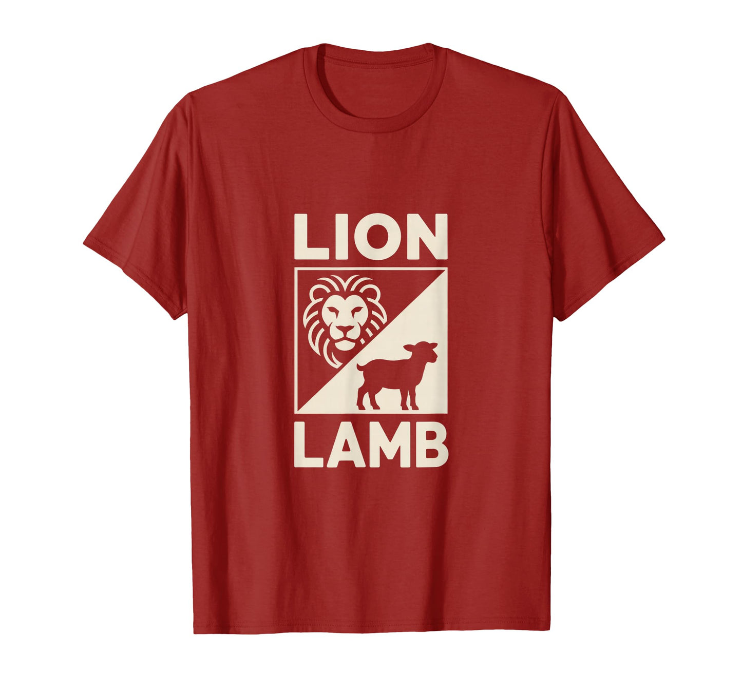 Christian Lion Lamb Jesus Faith Worship Gospel T-Shirt