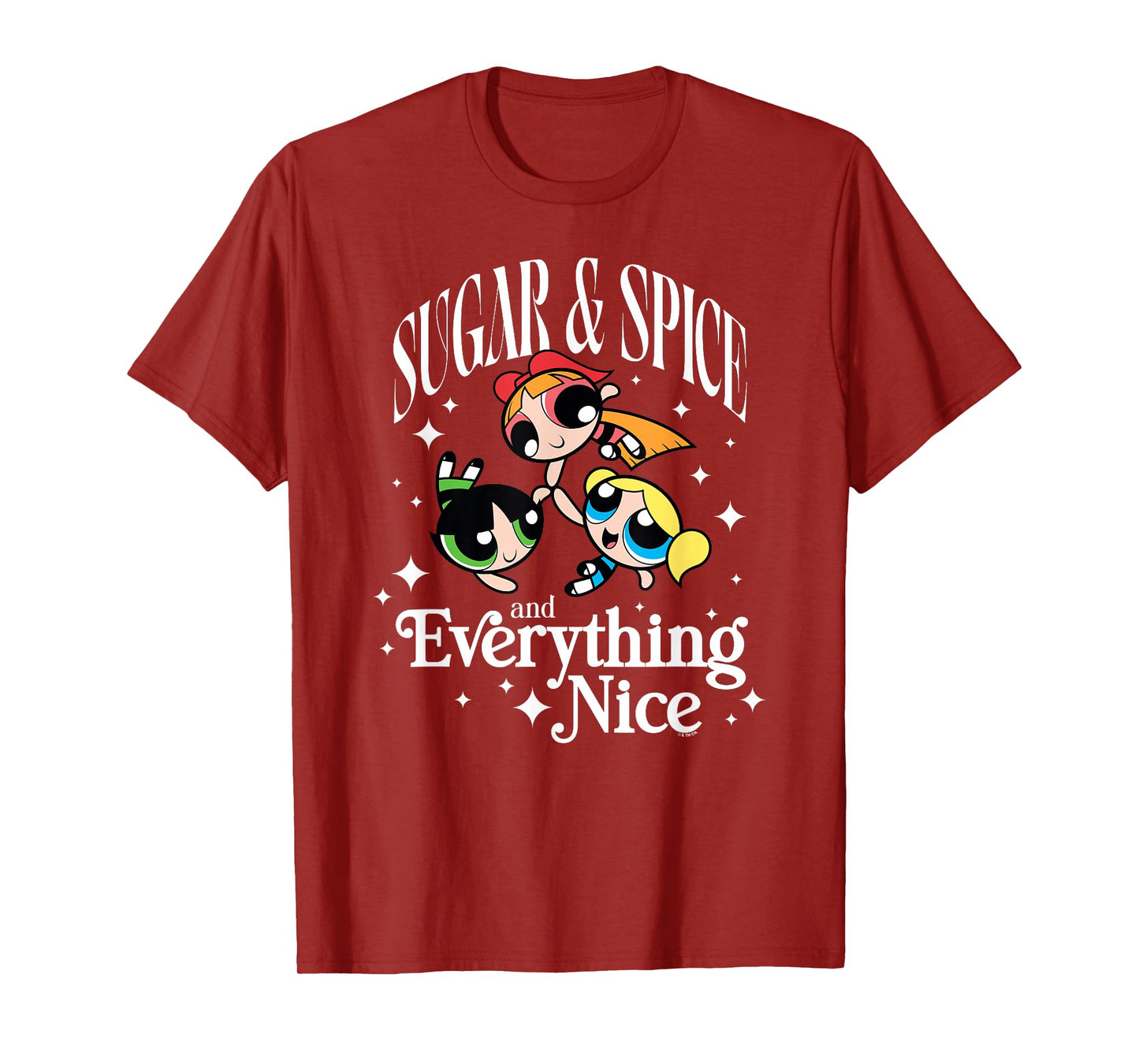 The Powerpuff Girls Sugar & Spice And Everything Nice Team T-Shirt