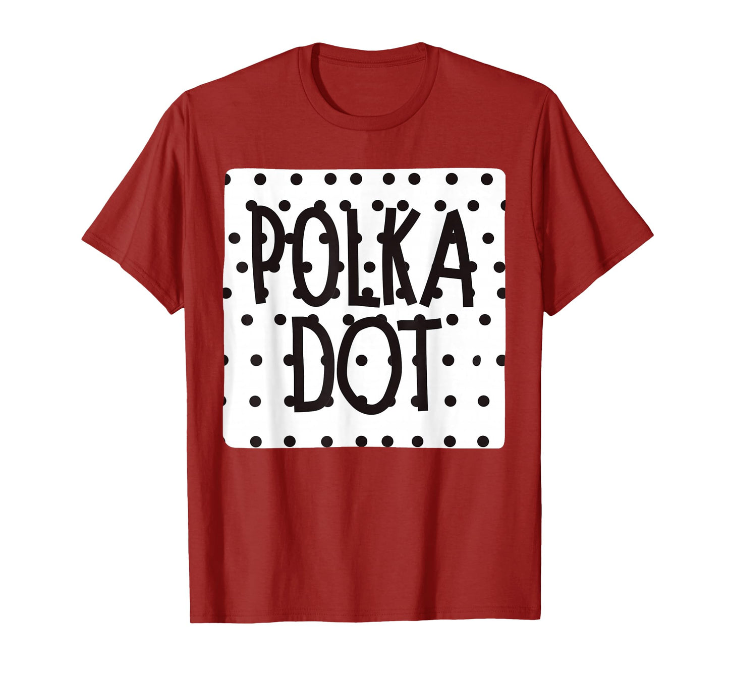 Black white Polka Dot Speech T-Shirt