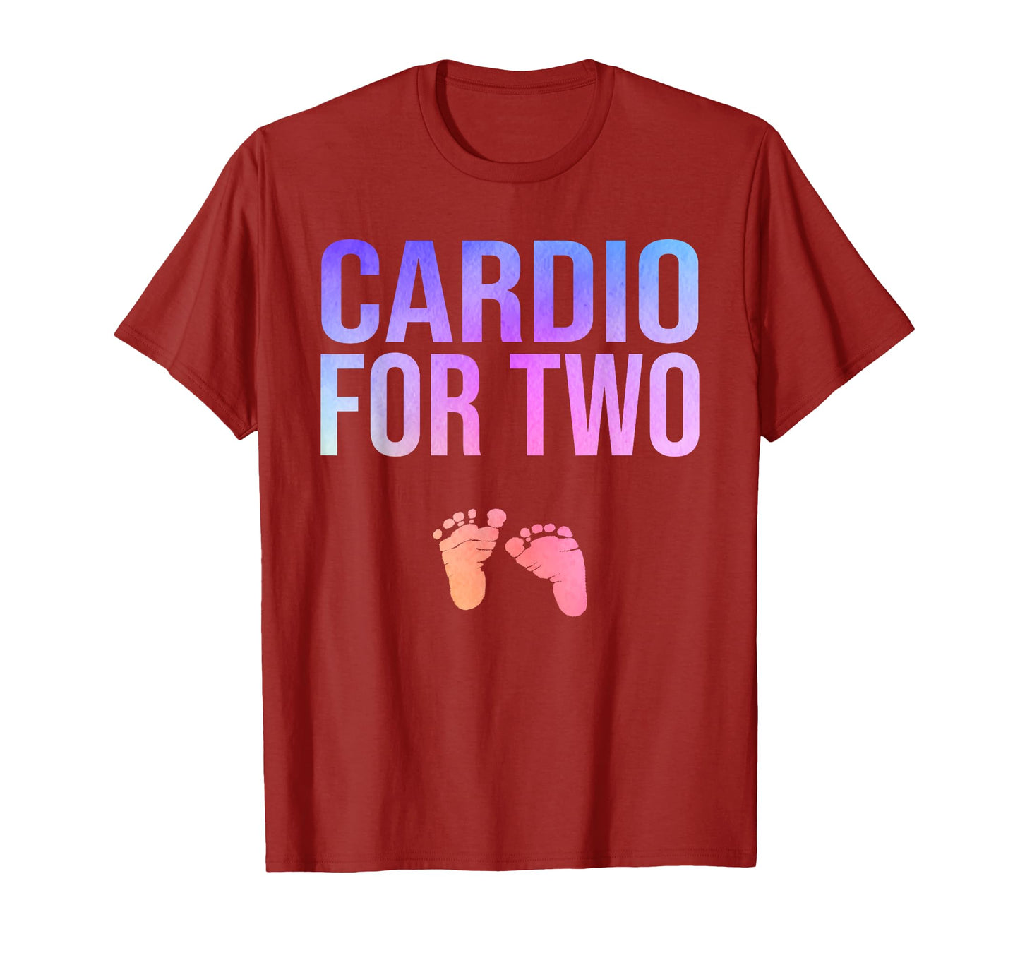 Cardio For Two Funny Pregnancy Workout T-Shirt