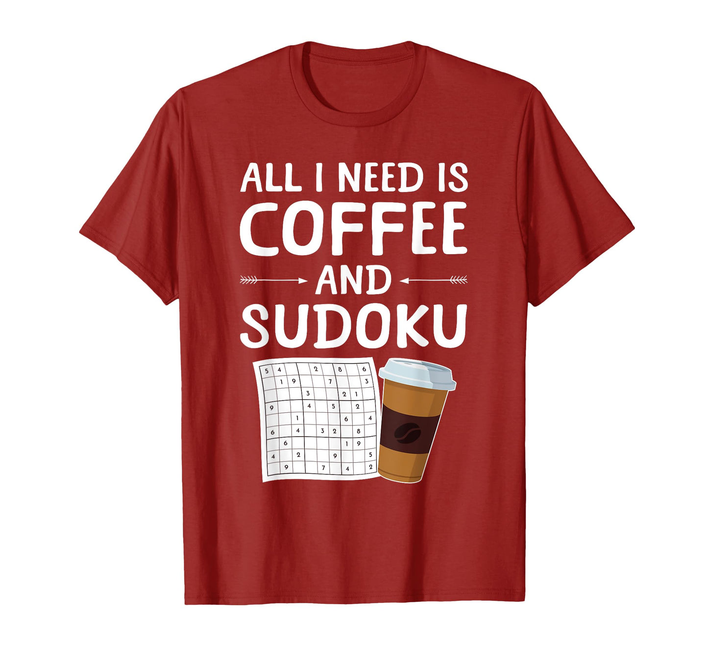 Cool Sudoku Design for Men Women Sudoku Player Sudoku Lover T-Shirt