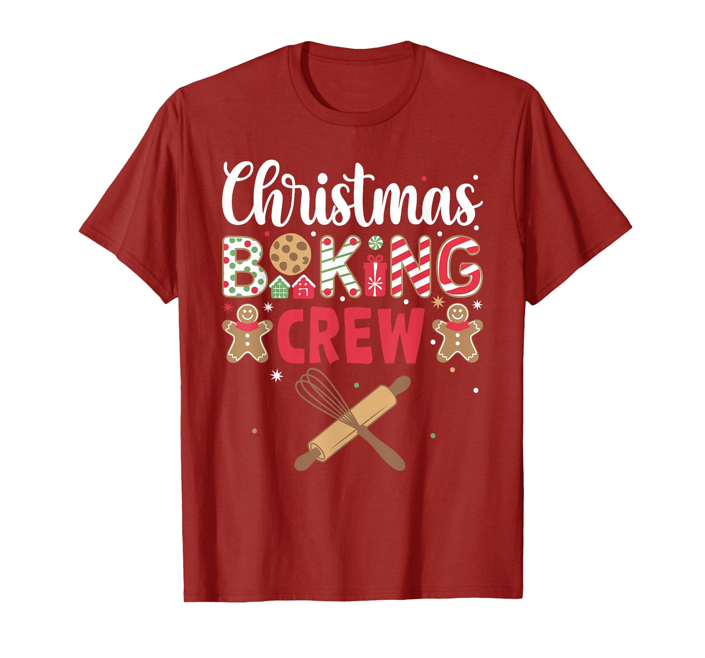Funny Christmas Baking Crew Baking Christmas Cookie T-Shirt