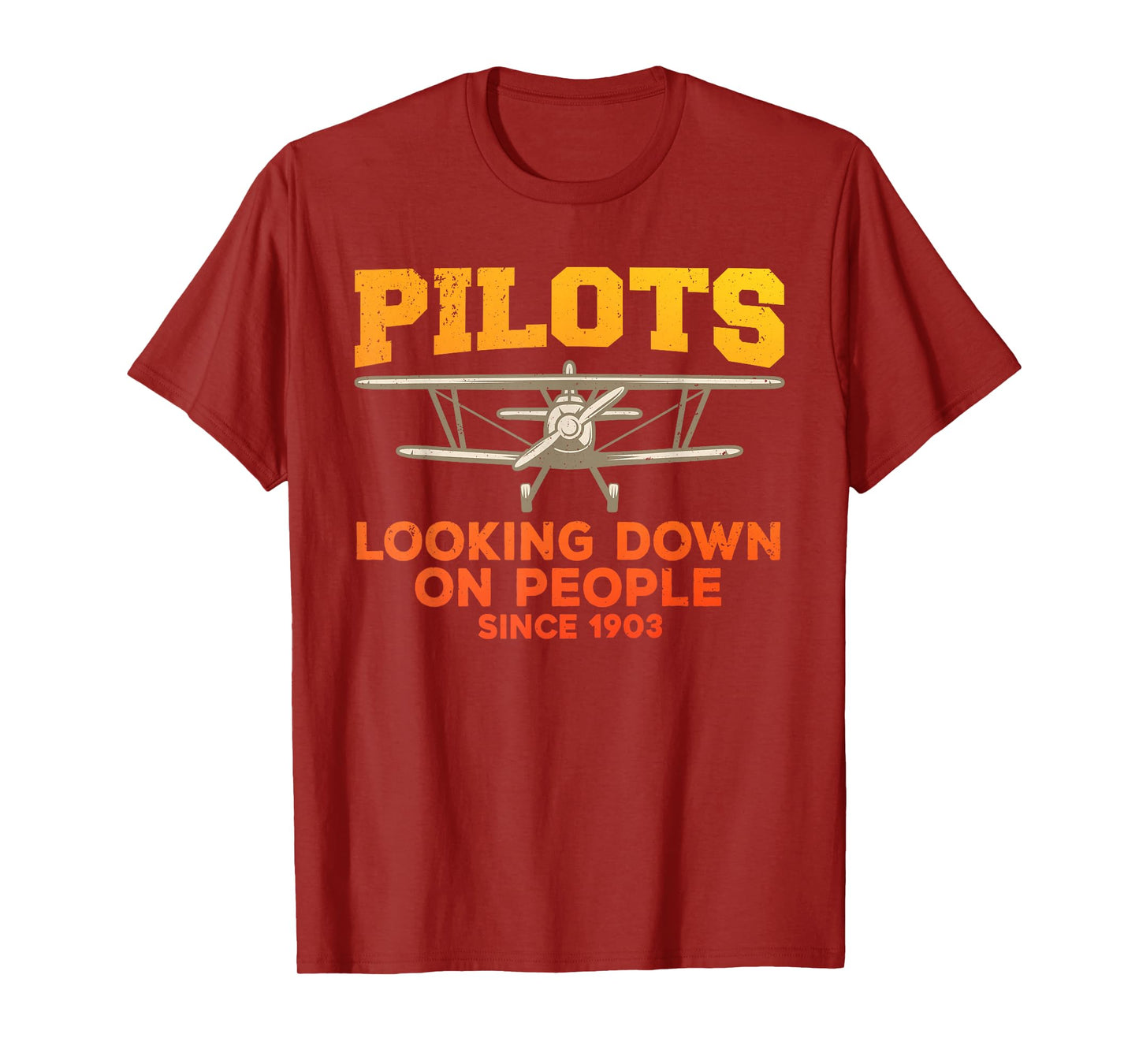 Funny Pilot Design for Men Women Aviation Airplane Pilot T-Shirt