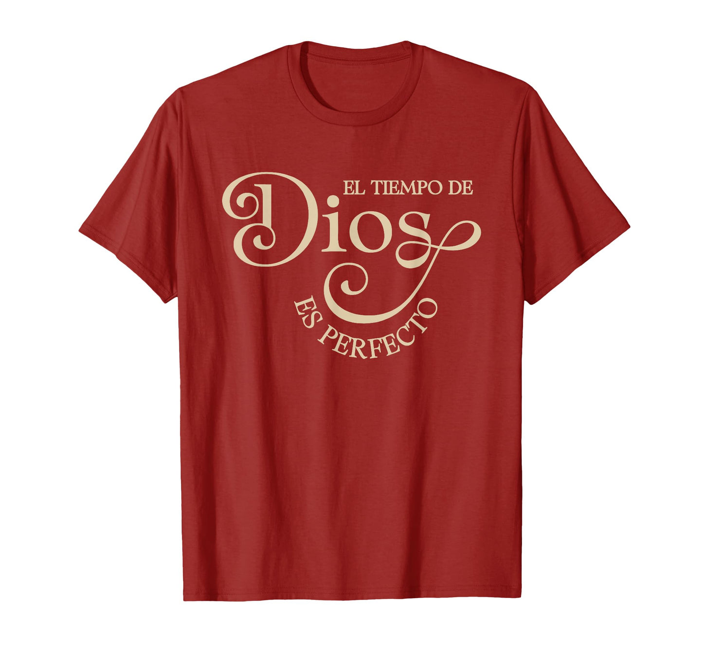 El Tiempo De Dios ES Perfecto Shirt Christian Faith Tee T-Shirt