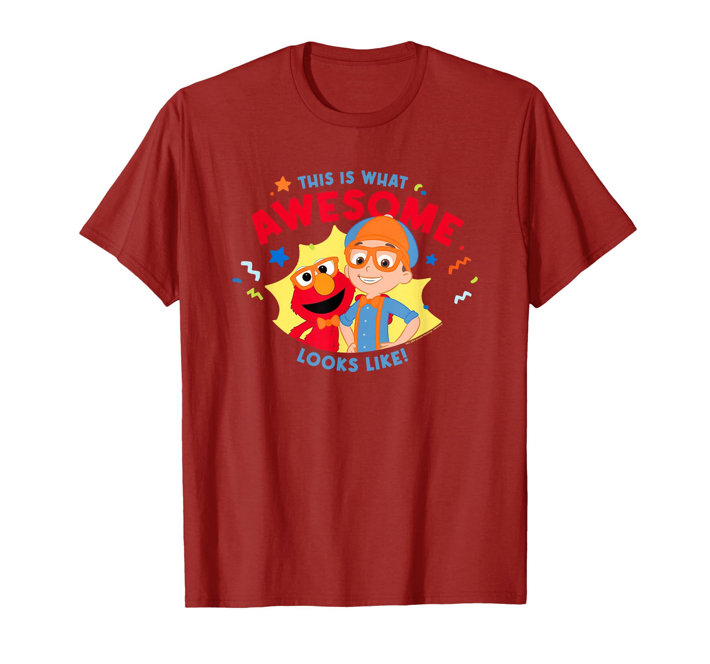 Blippi Sesame Street This Is What Awesome Looks Like! T-Shirt