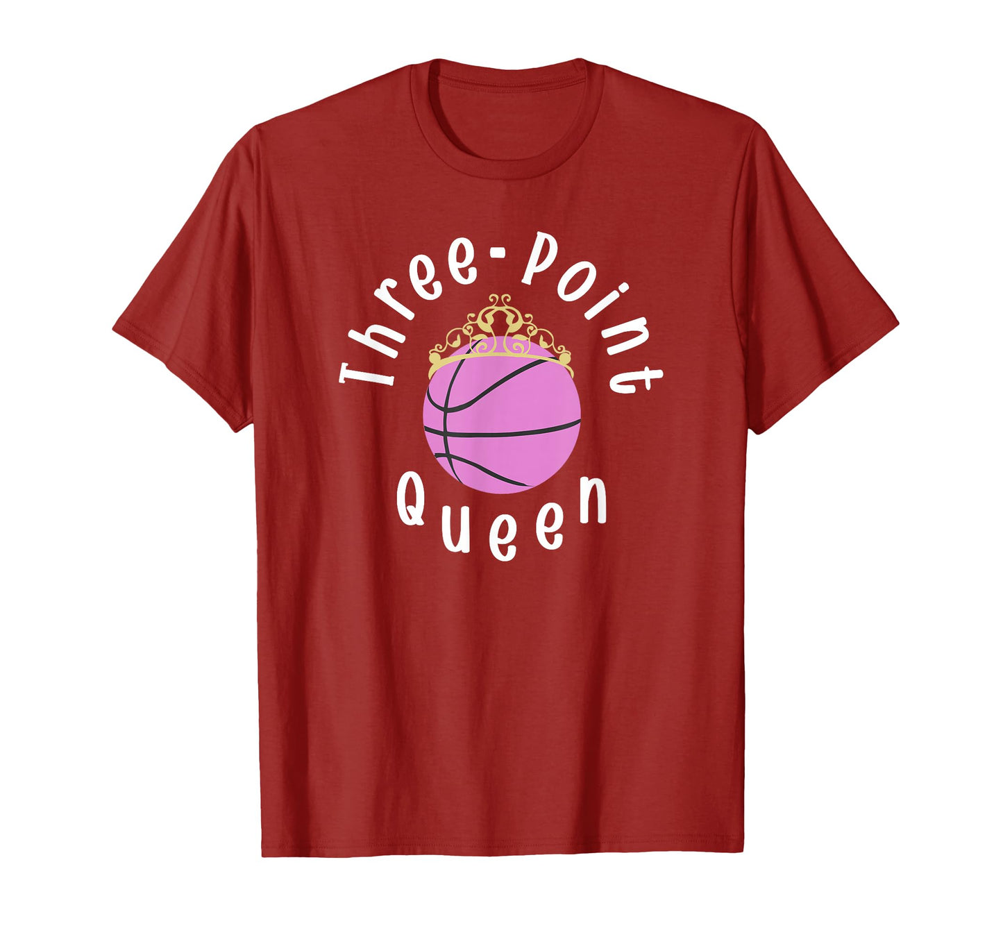Three Point Shot Queen Basketball Guard Three Pointer Expert T-Shirt