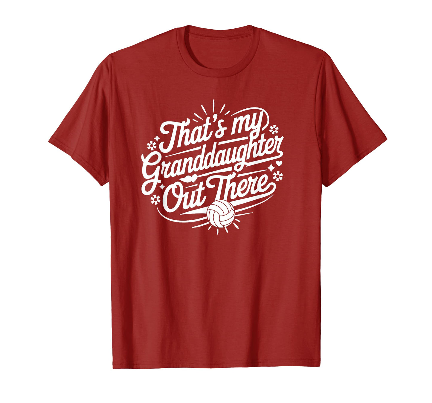 That's My Granddaughter Out There Volleyball For Grandma T-Shirt