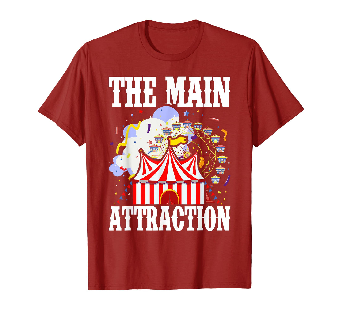Kids The Attraction Circus Carnival Children Birthday Party T-Shirt