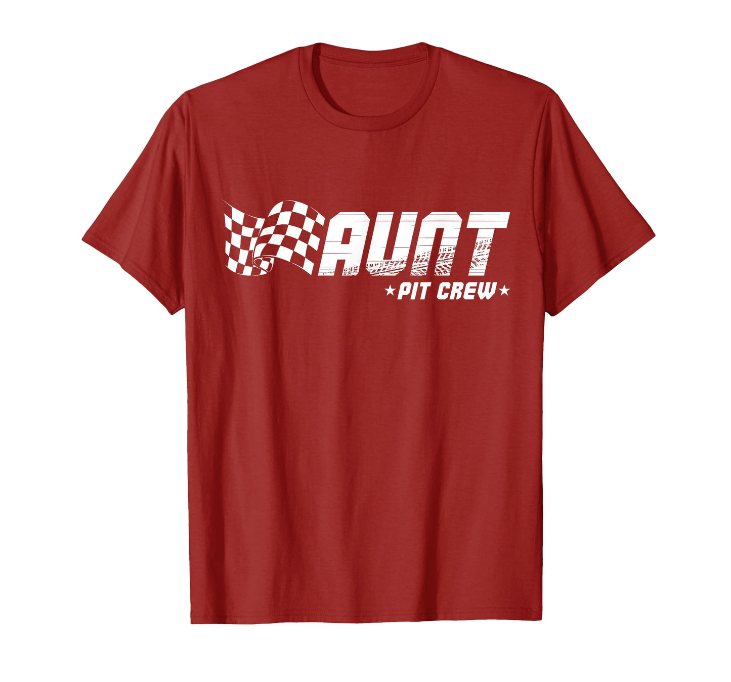 Aunt Pit Crew Race Car Birthday Family Racing T-Shirt