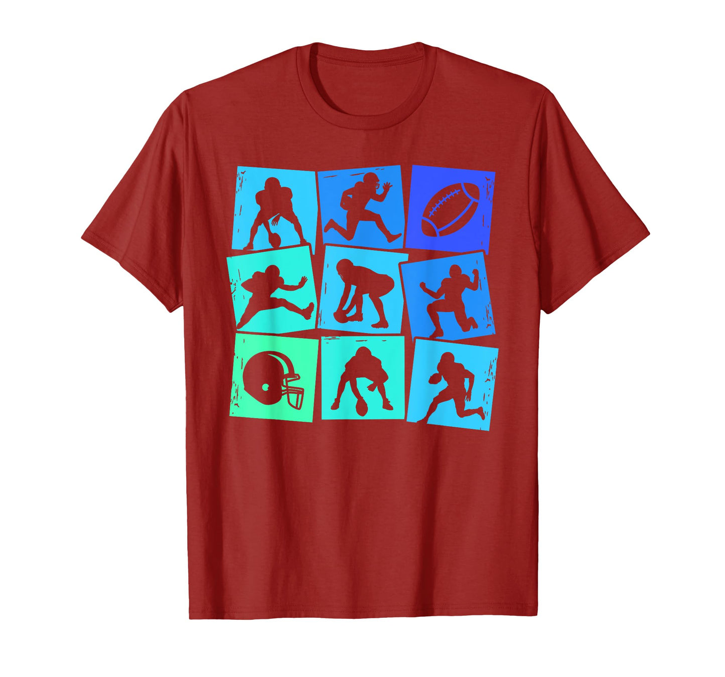 Football Player American Football Boys Men T-Shirt