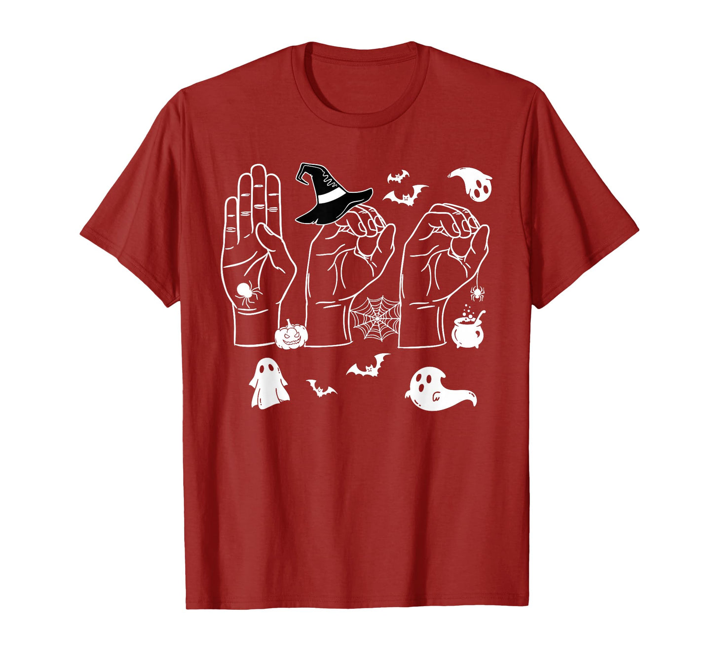 Halloween SPED Teacher Boo in ASL Boo Hands Sign Language T-Shirt