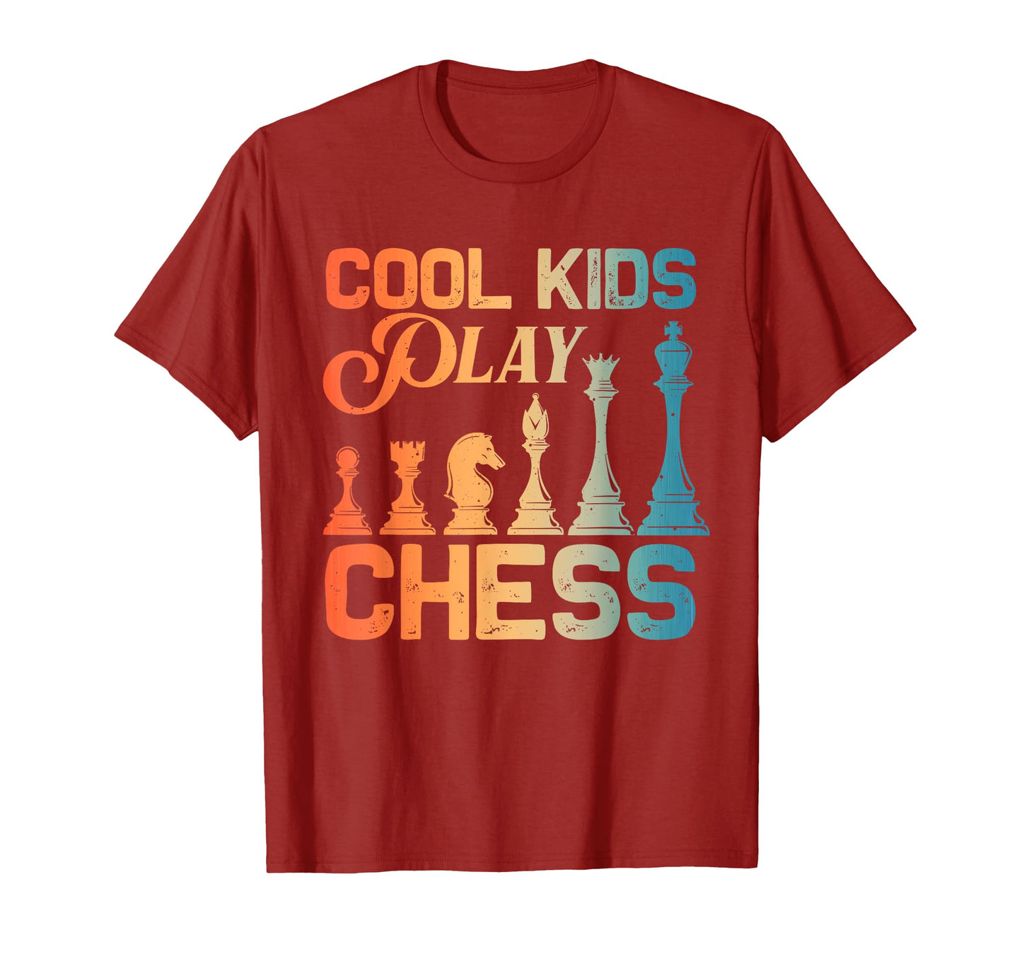 Cool Chess Art For Kids Boys Girls Chess Lover Chess Player T-Shirt