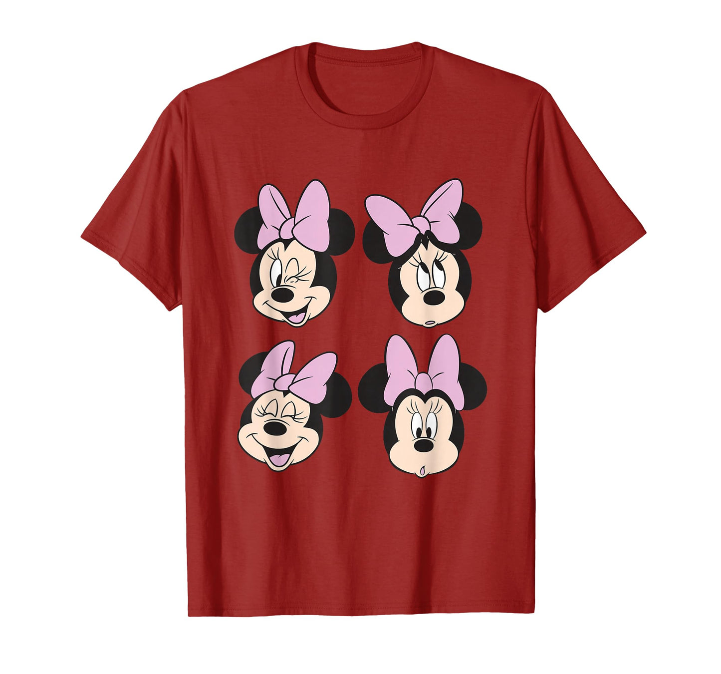 Disney Mickey and Friends Minnie Four Expressions T-Shirt