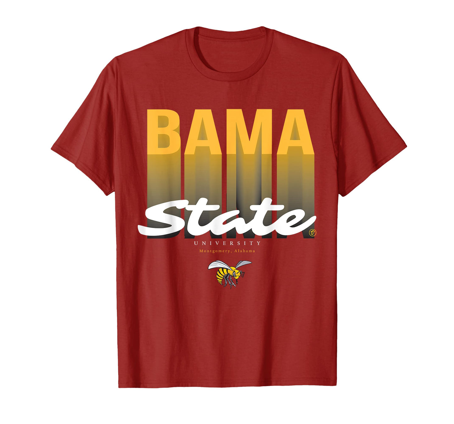 The Yard Essentials - Alabama State University - Bama Fade T-Shirt