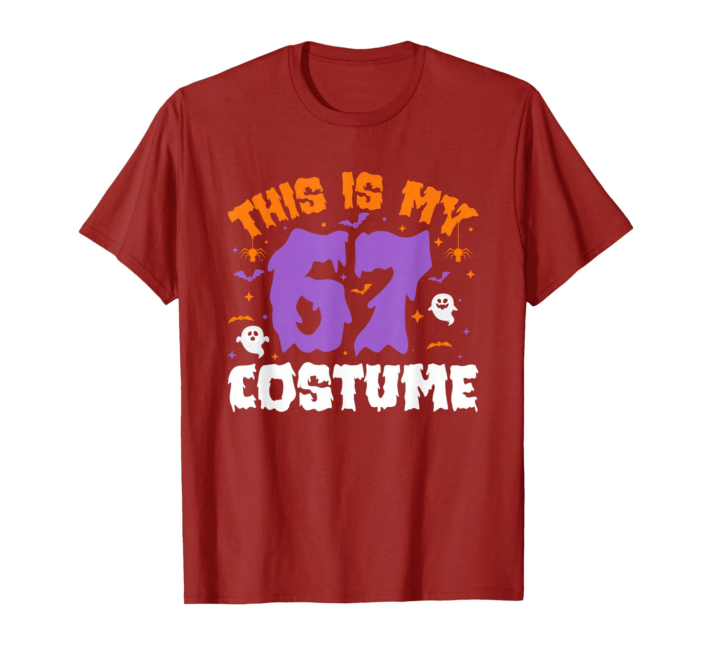 This is My Halloween 67 Costume Number 6 7 Meme Six Seven T-Shirt