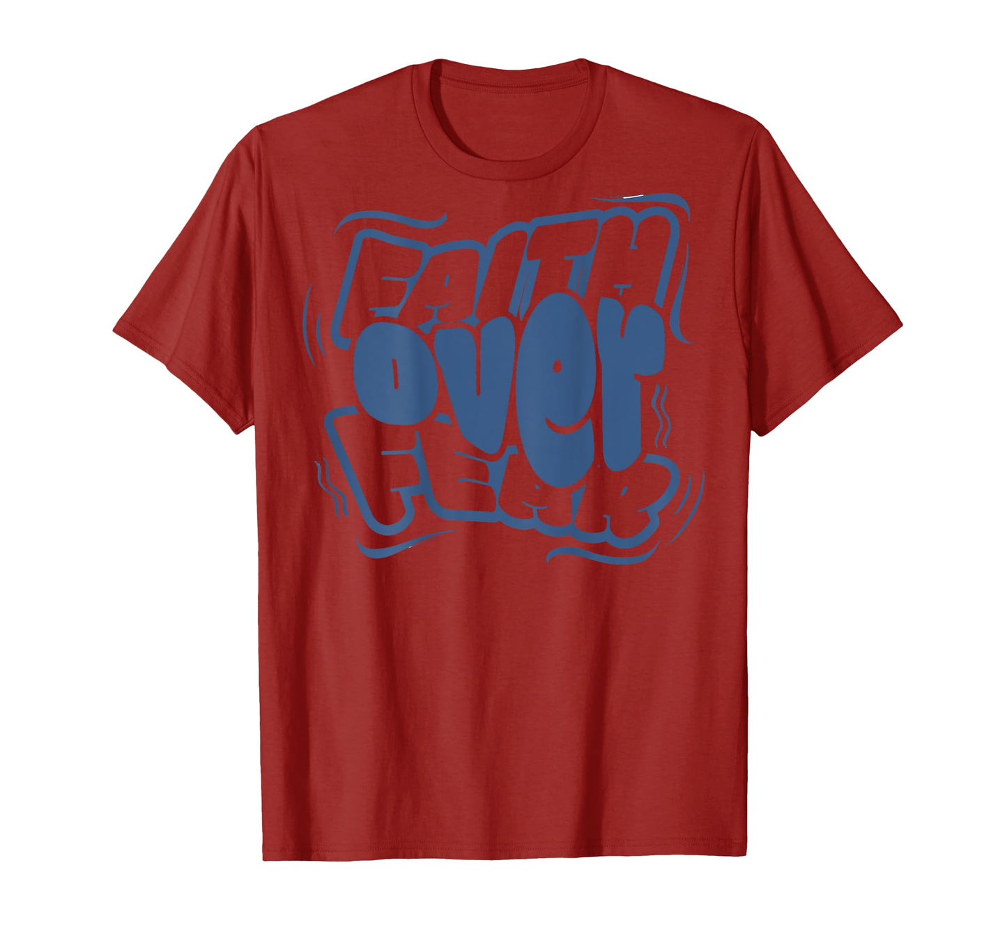 Faith Over Fear (Hopecore Back Print) T-Shirt