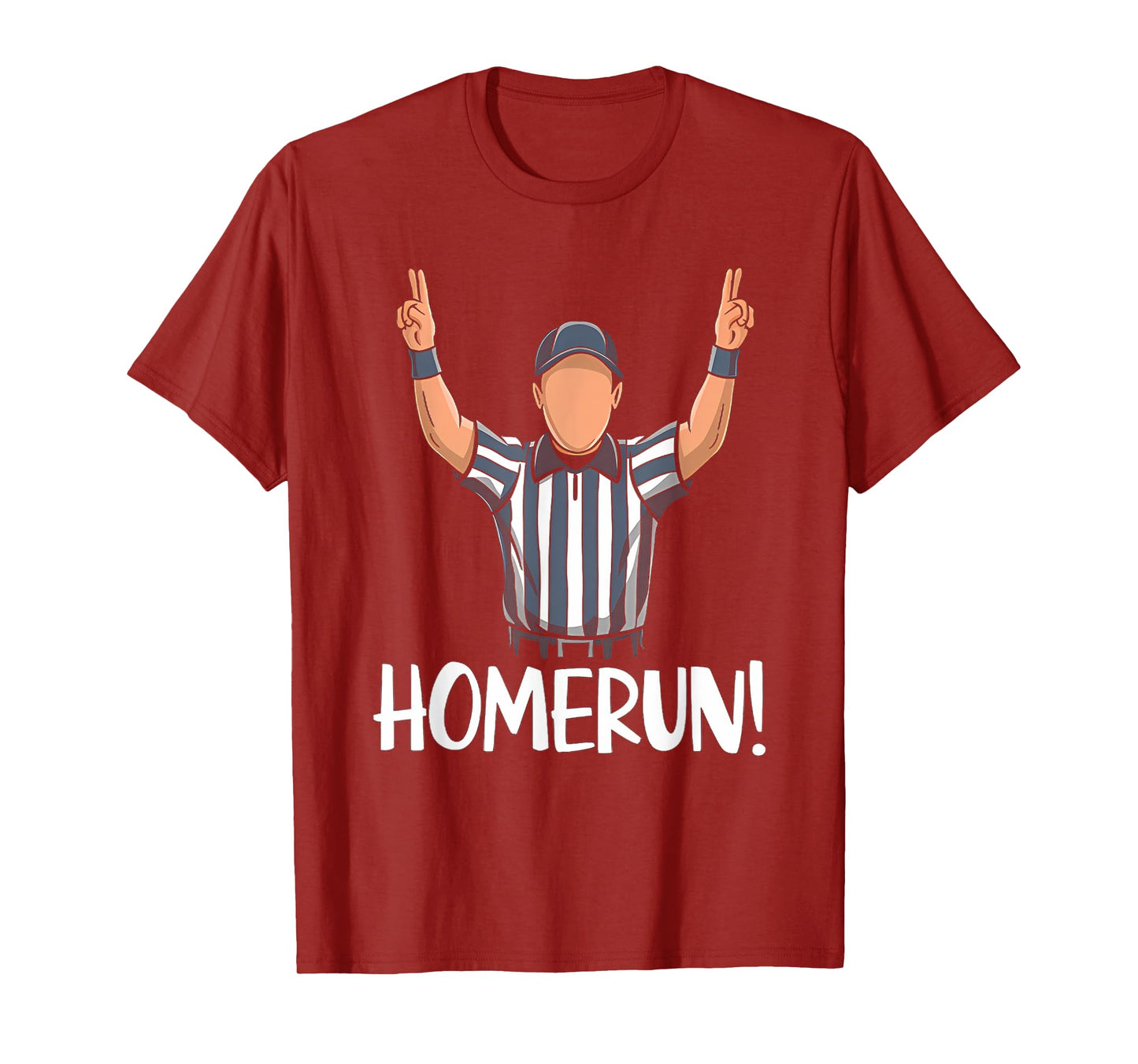 Homerun Referee American Football Sports Men Women Boys Kids T-Shirt
