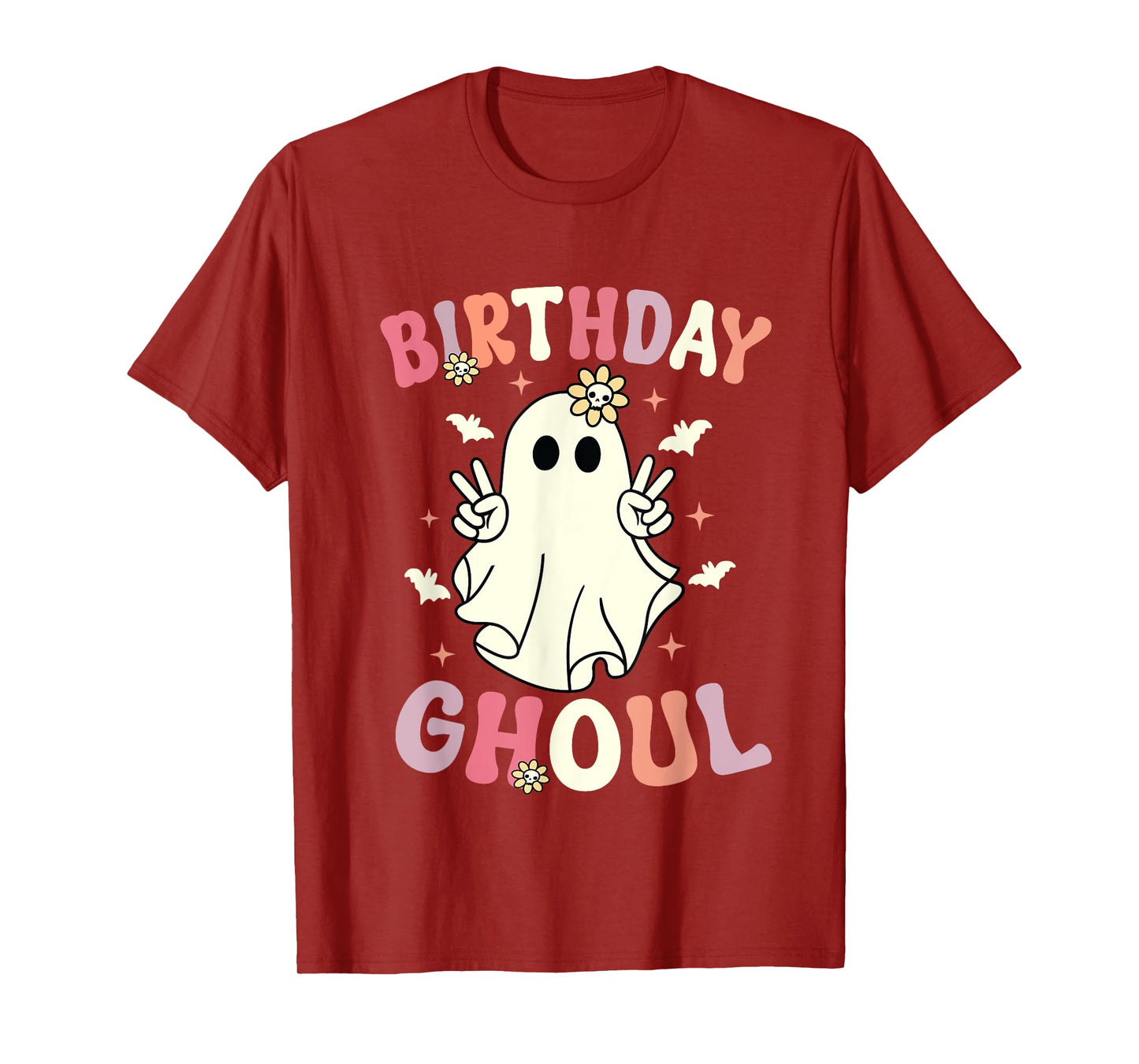 Halloween Birthday Ghoul Cute Ghost Halloween Spooky T-Shirt
