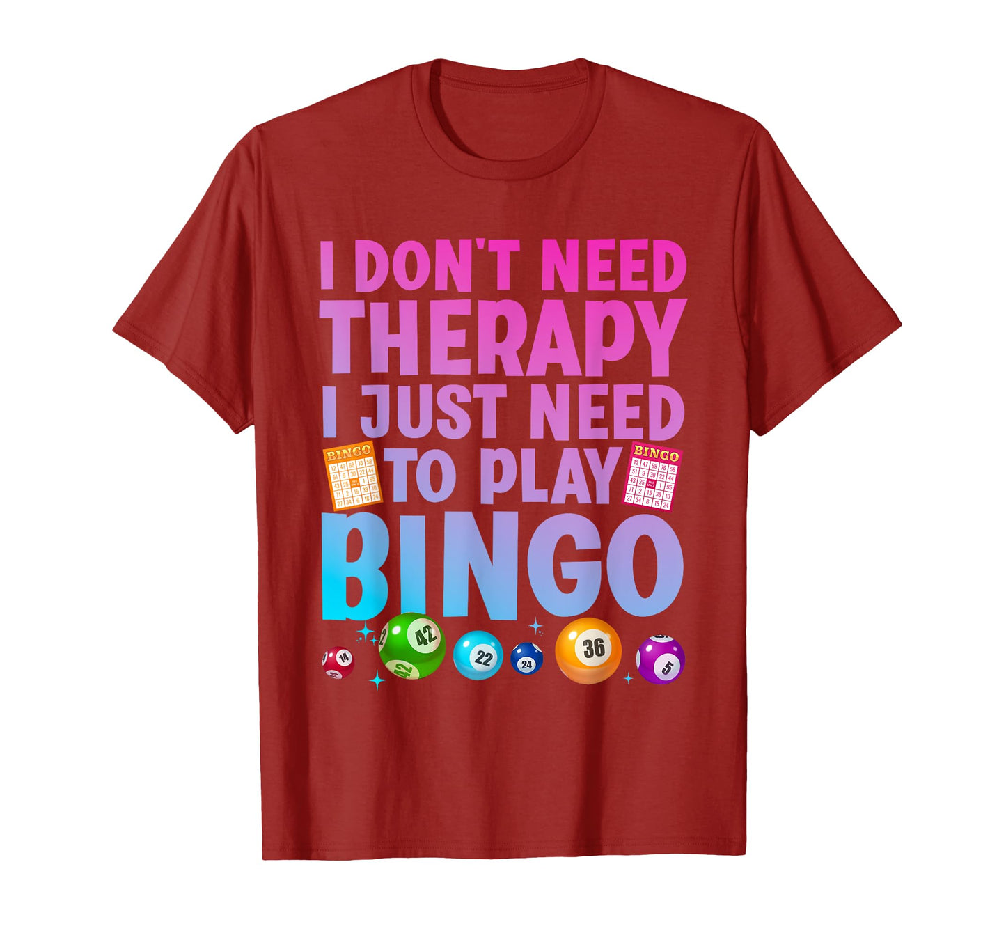 Cute Bingo Novelty For Men Women Bingo Lover Bingo Player T-Shirt