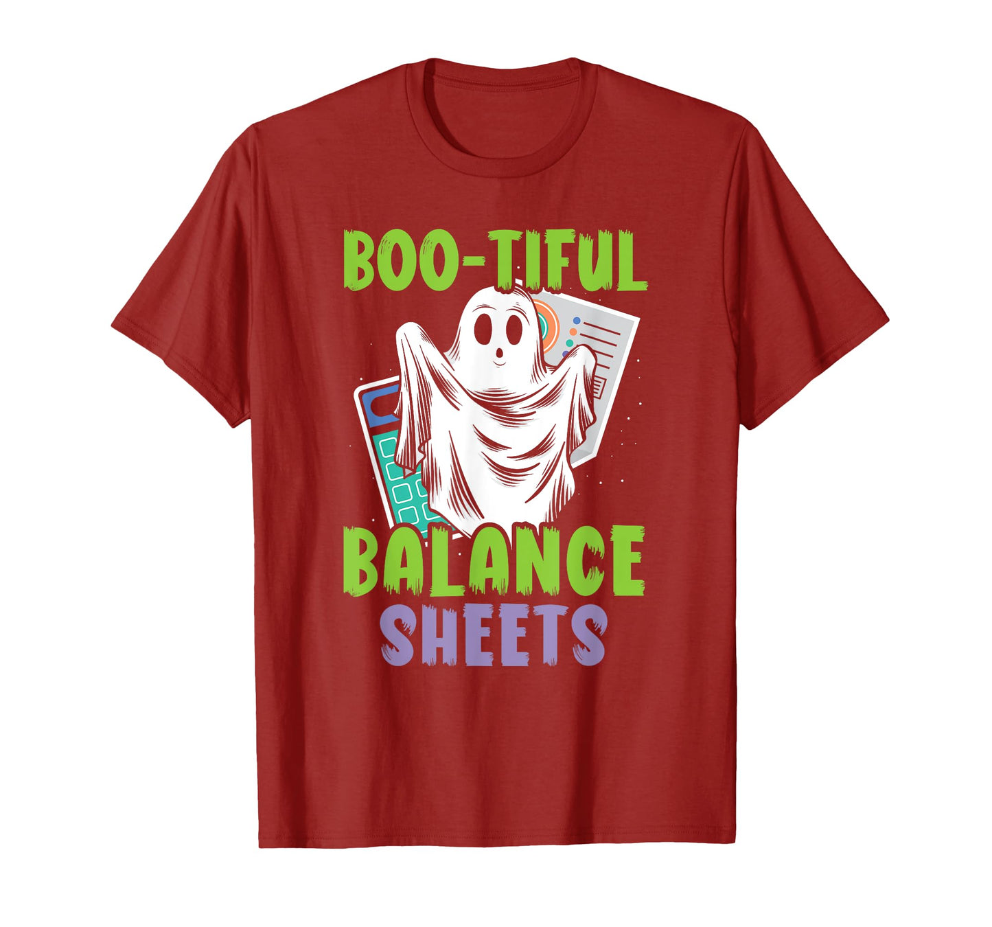 Boo-tiful Balance Sheets Scary Accountant Halloween T-Shirt