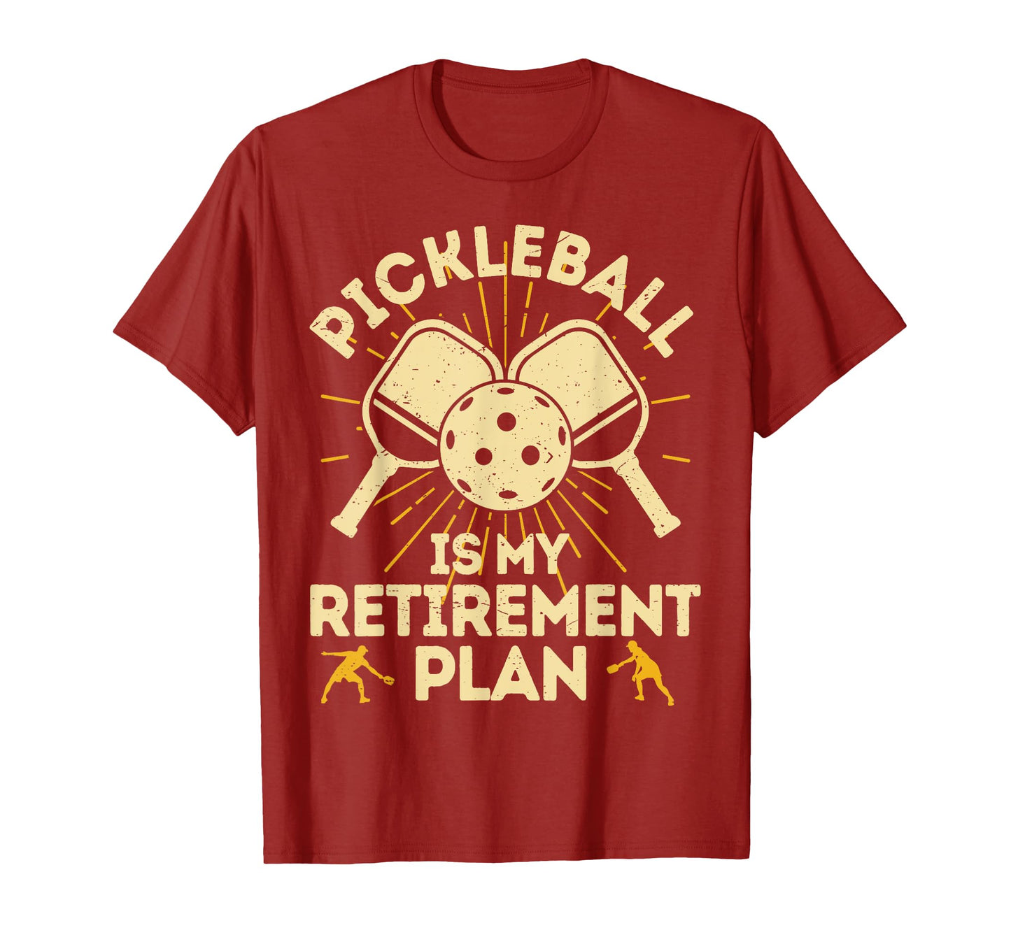Funny Pickleball My Retirement Plan Vintage Women Player T-Shirt
