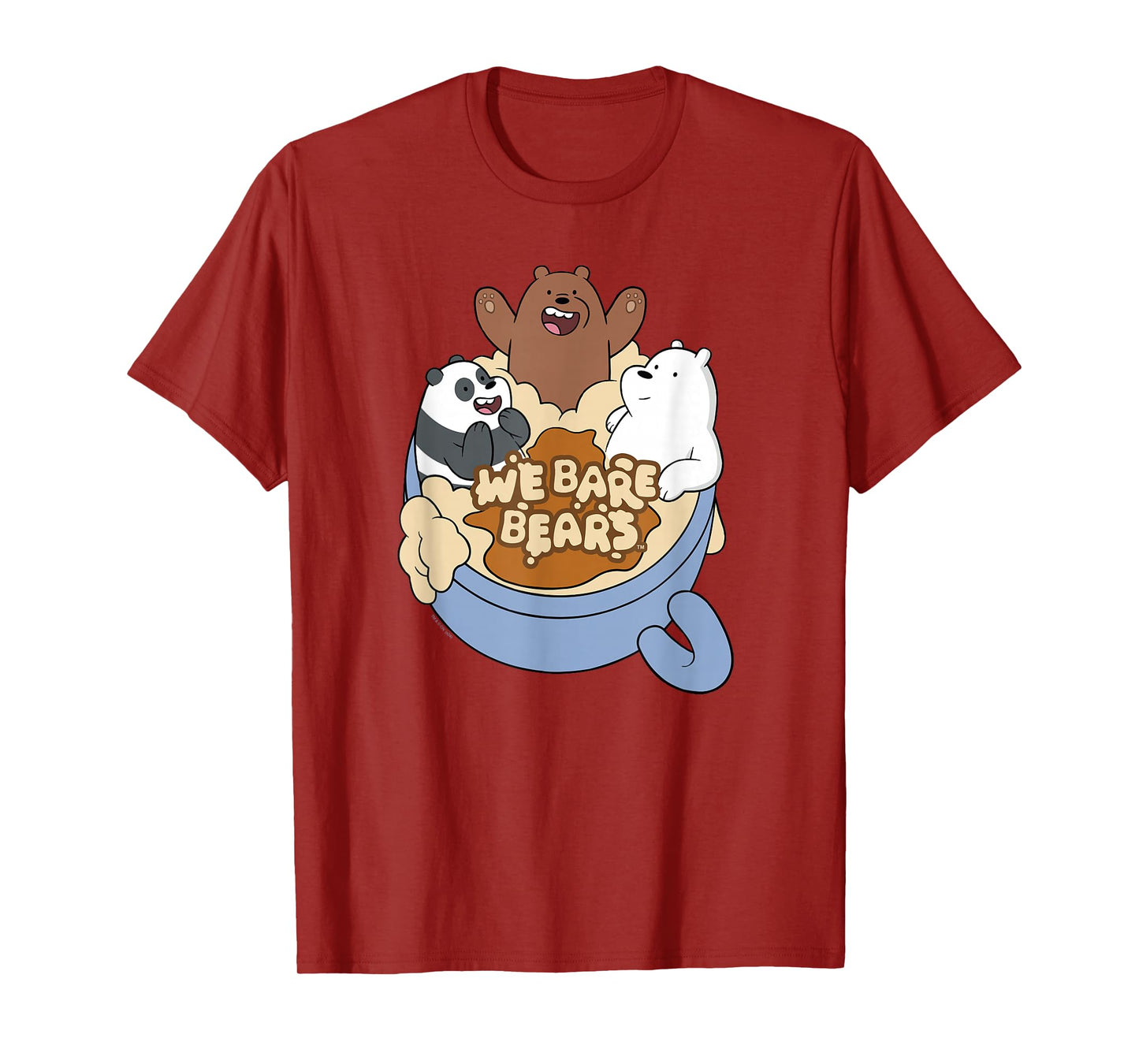 We Bare Bears Full Of Bears Cup Cute Cartoon T-Shirt