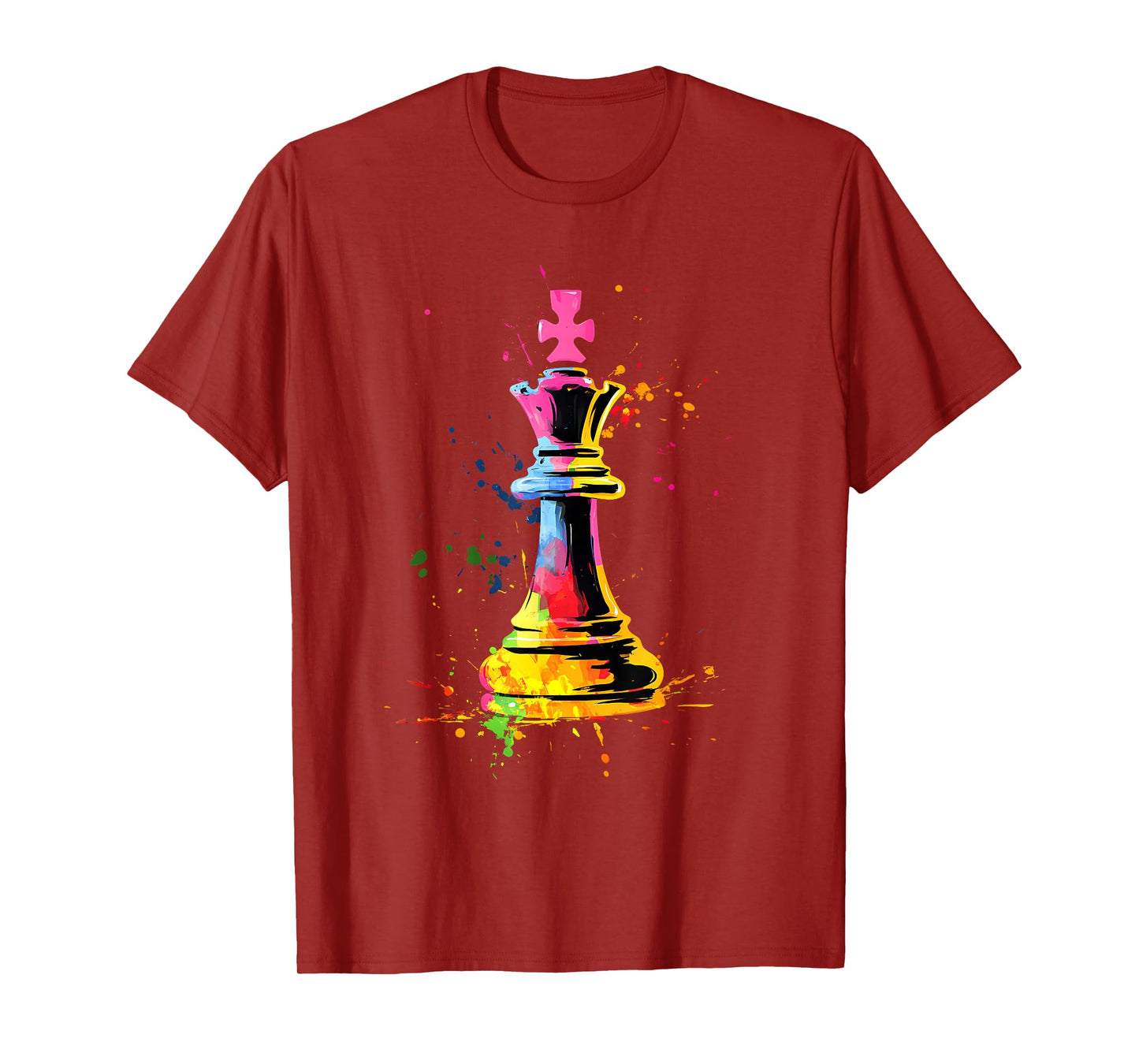Colorful Chess Piece Chess Player T-Shirt