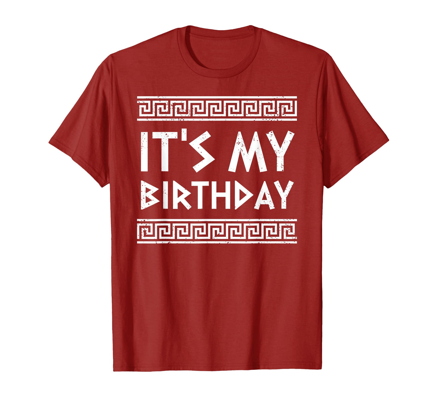 It's My Greek Birthday Boy Retro Funny Greek Birthday T-Shirt