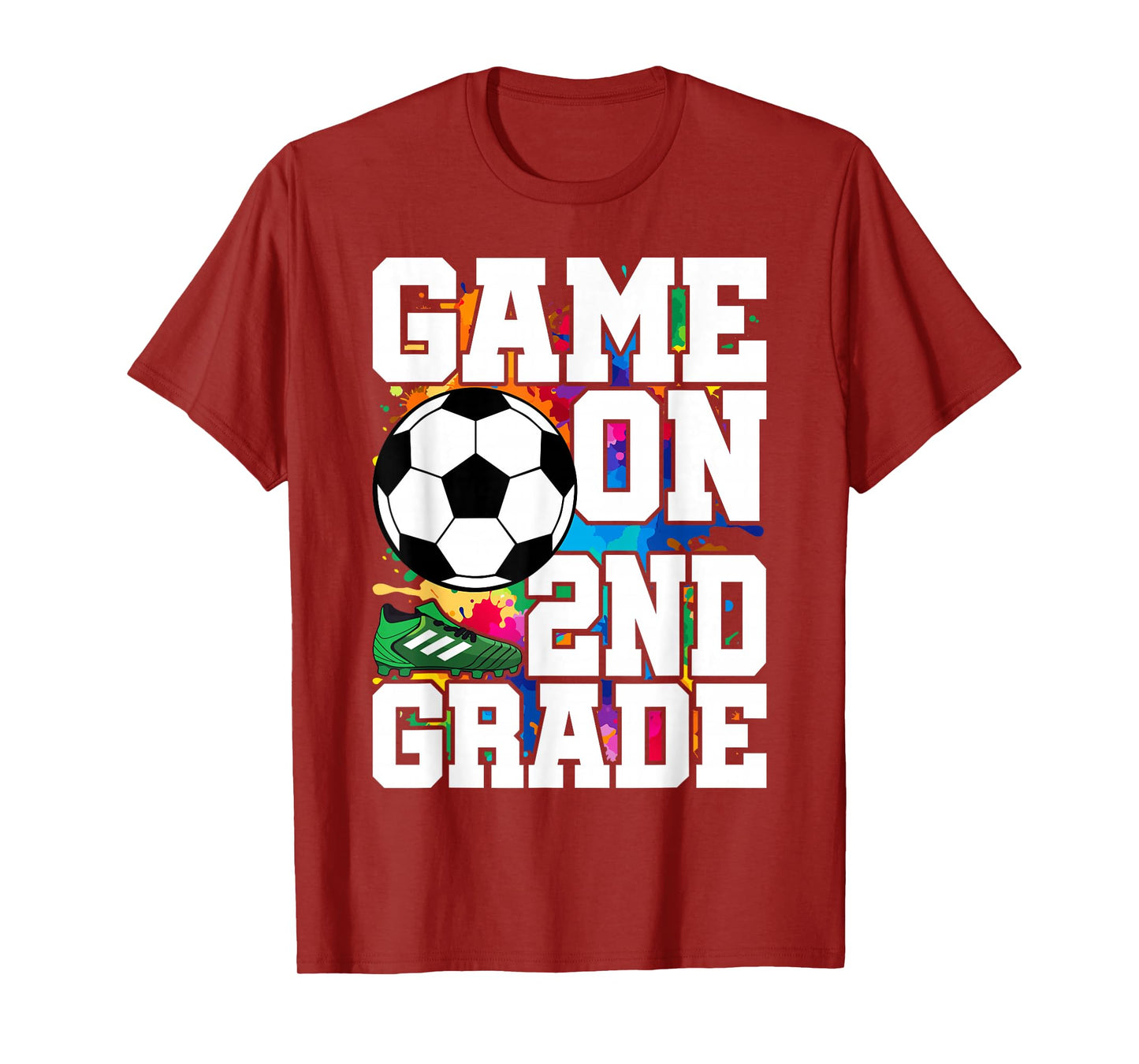 Soccer Game On 2nd Grade Back To School Cute Sports Boys T-Shirt