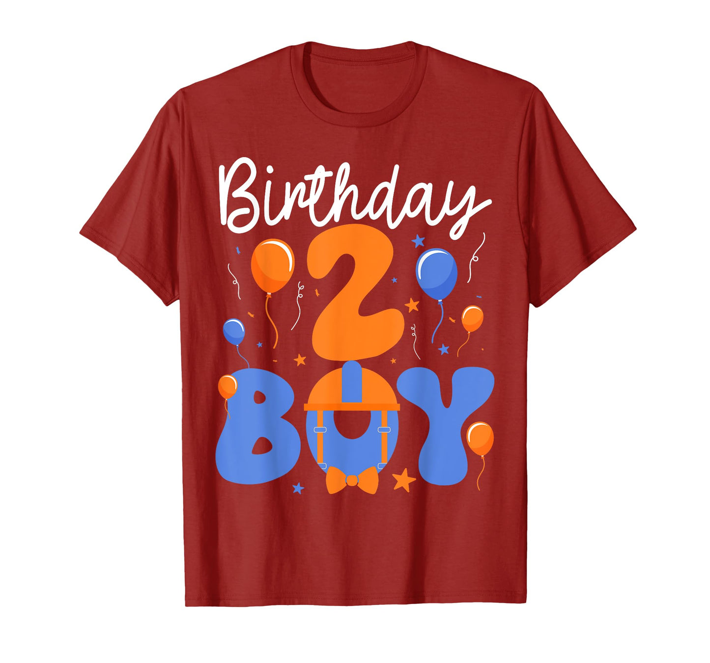 2 Year Old Birthday Boy two Happy 2nd Birthday Boys Kids T-Shirt