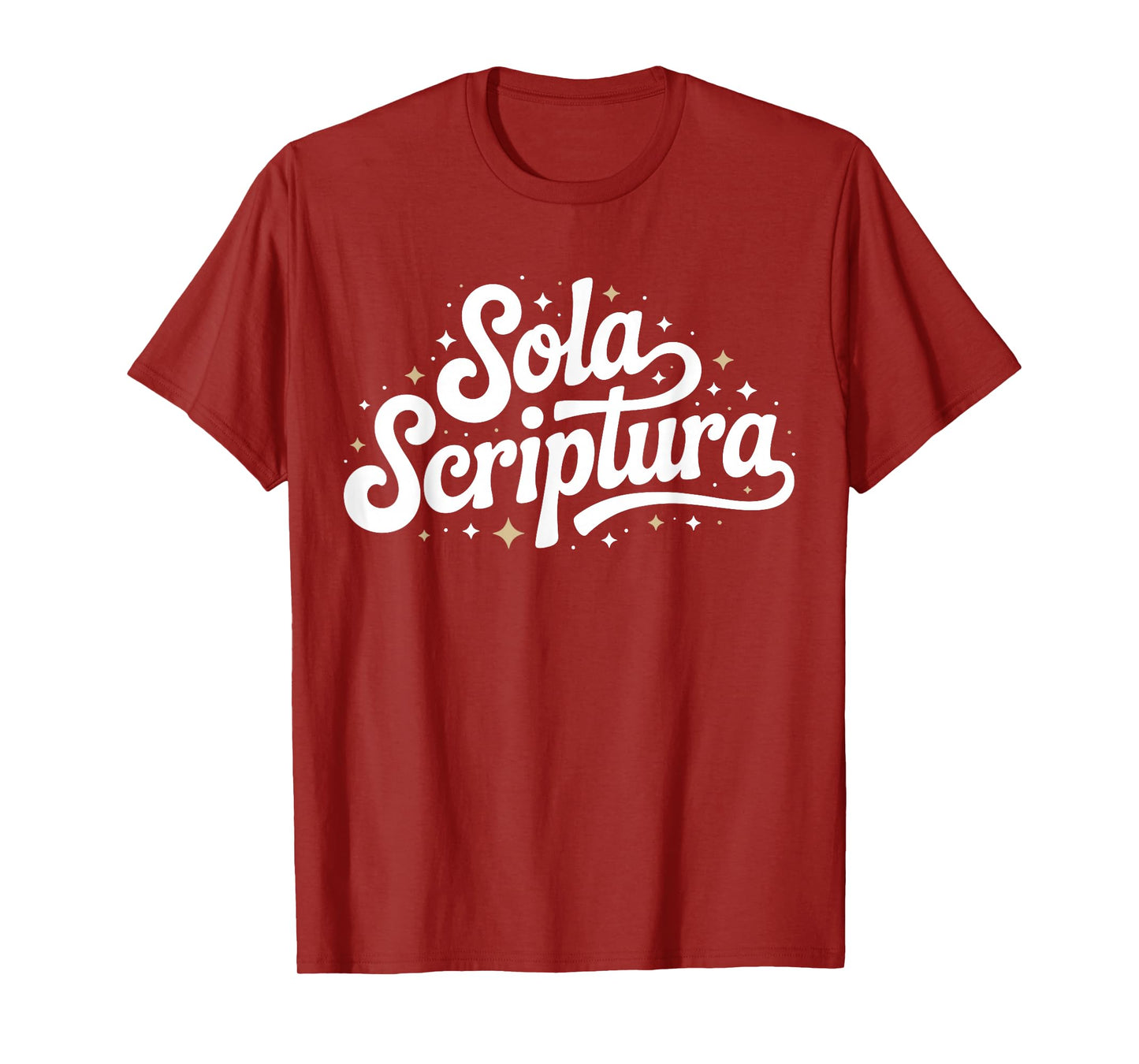 Retro Sola Scriptura Reformed Christian Theology Design T-Shirt