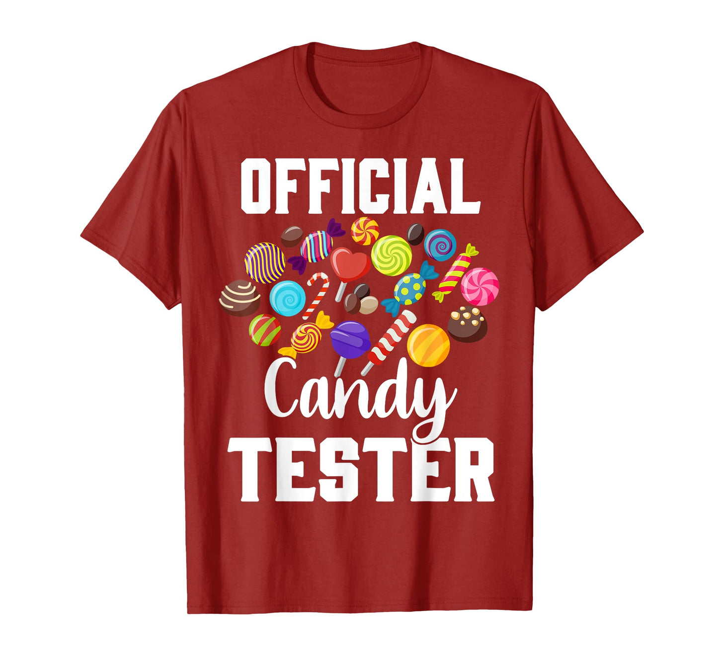 Official Candy Tester Halloween Costume Boys Girls Kids T-Shirt